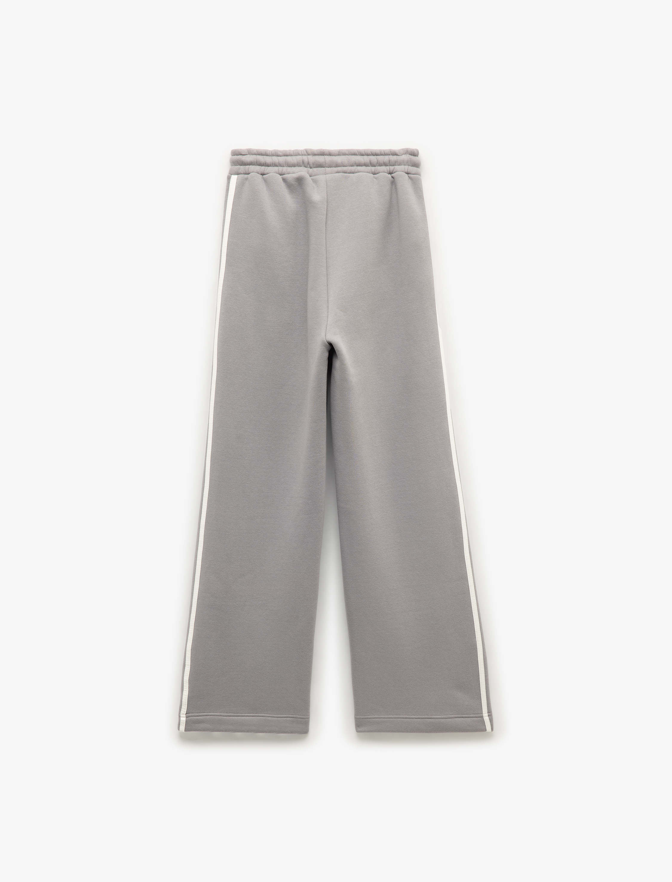   Harvard Lisanslı Beli Bağcıklı Şerit Detaylı Şardonlu Geniş Paça Eşofman Altı