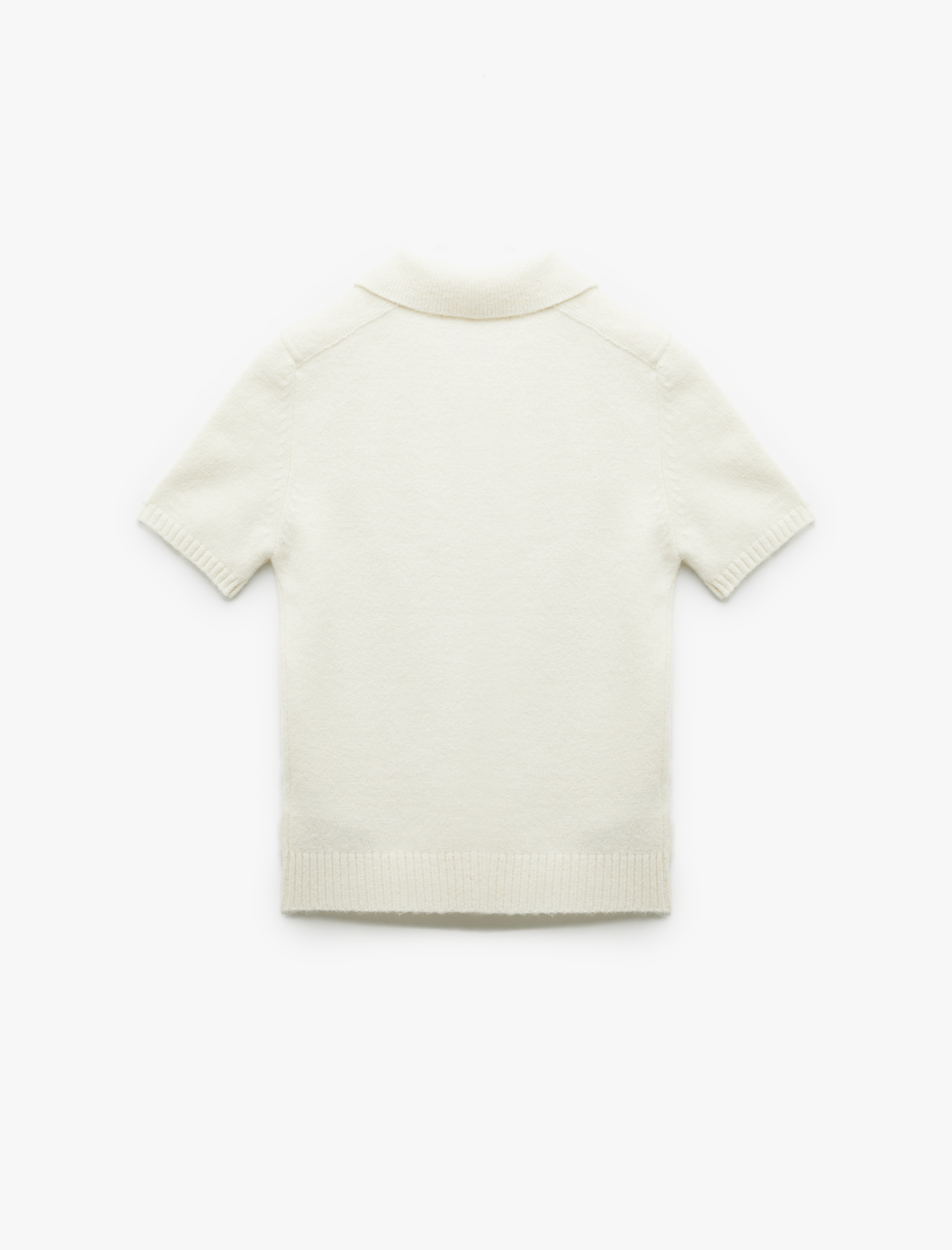   Kısa Kollu Düğmeli Polo Yaka Triko Kazak