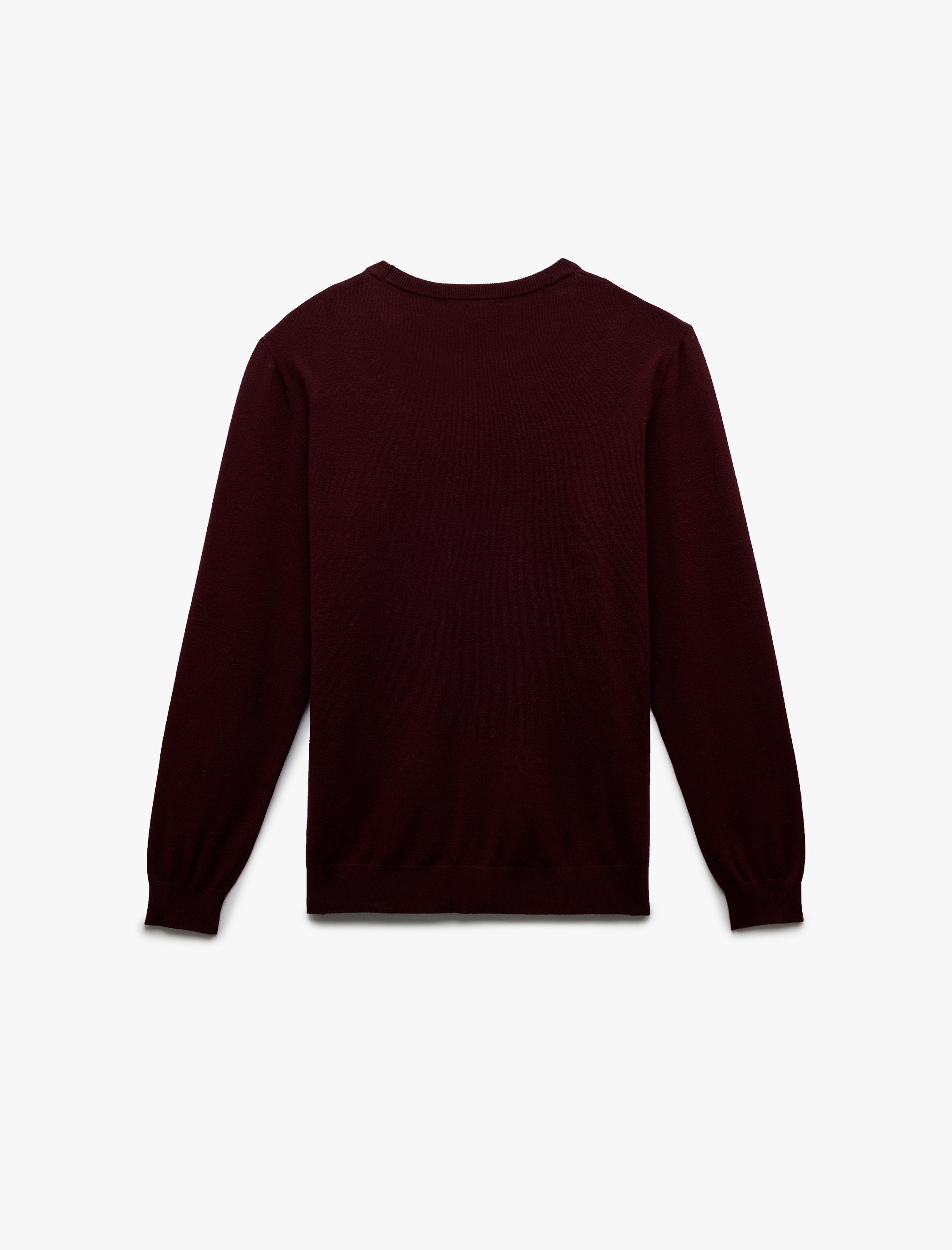   Uzun Kollu Bisiklet Yaka Basic Triko Kazak