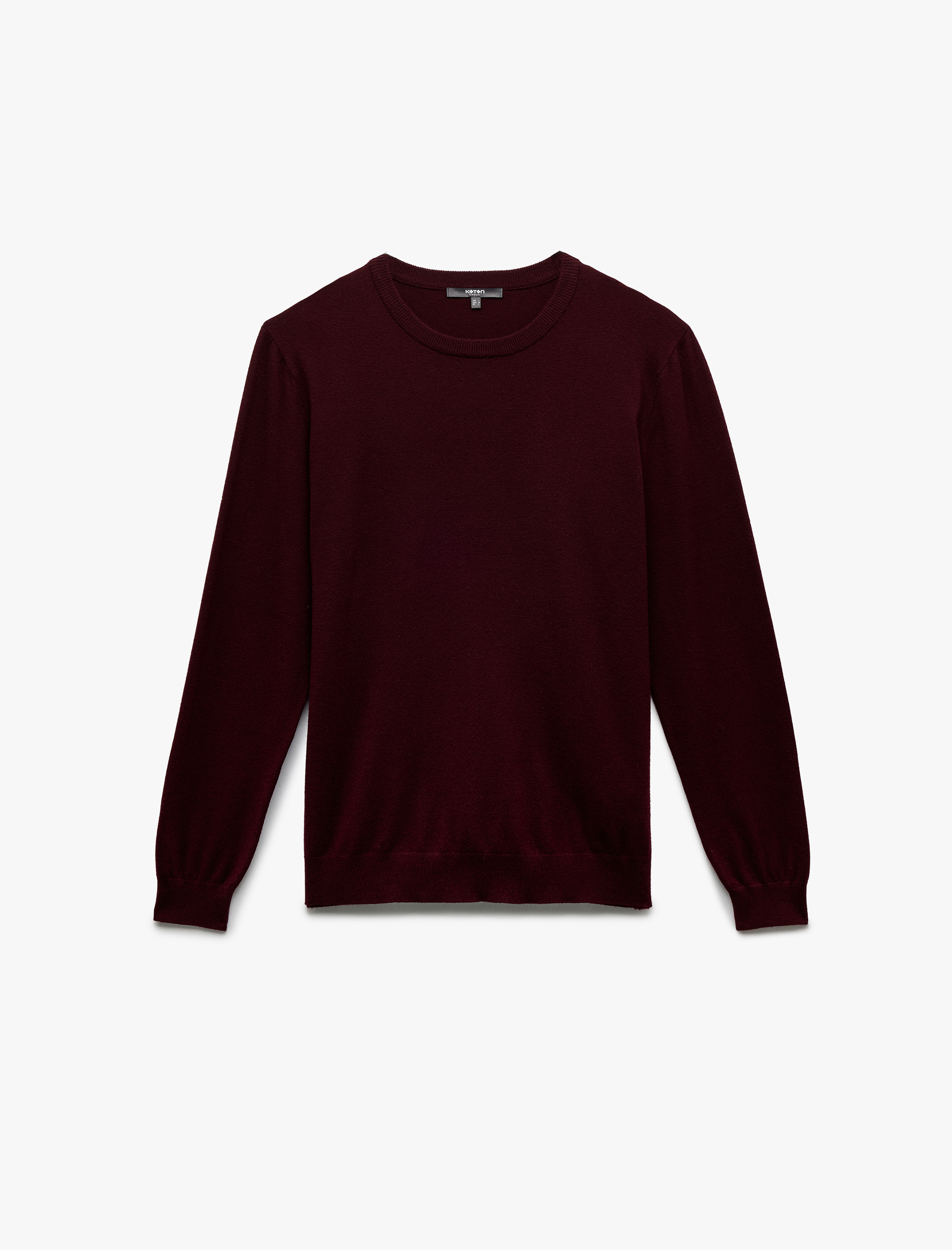   Uzun Kollu Bisiklet Yaka Basic Triko Kazak