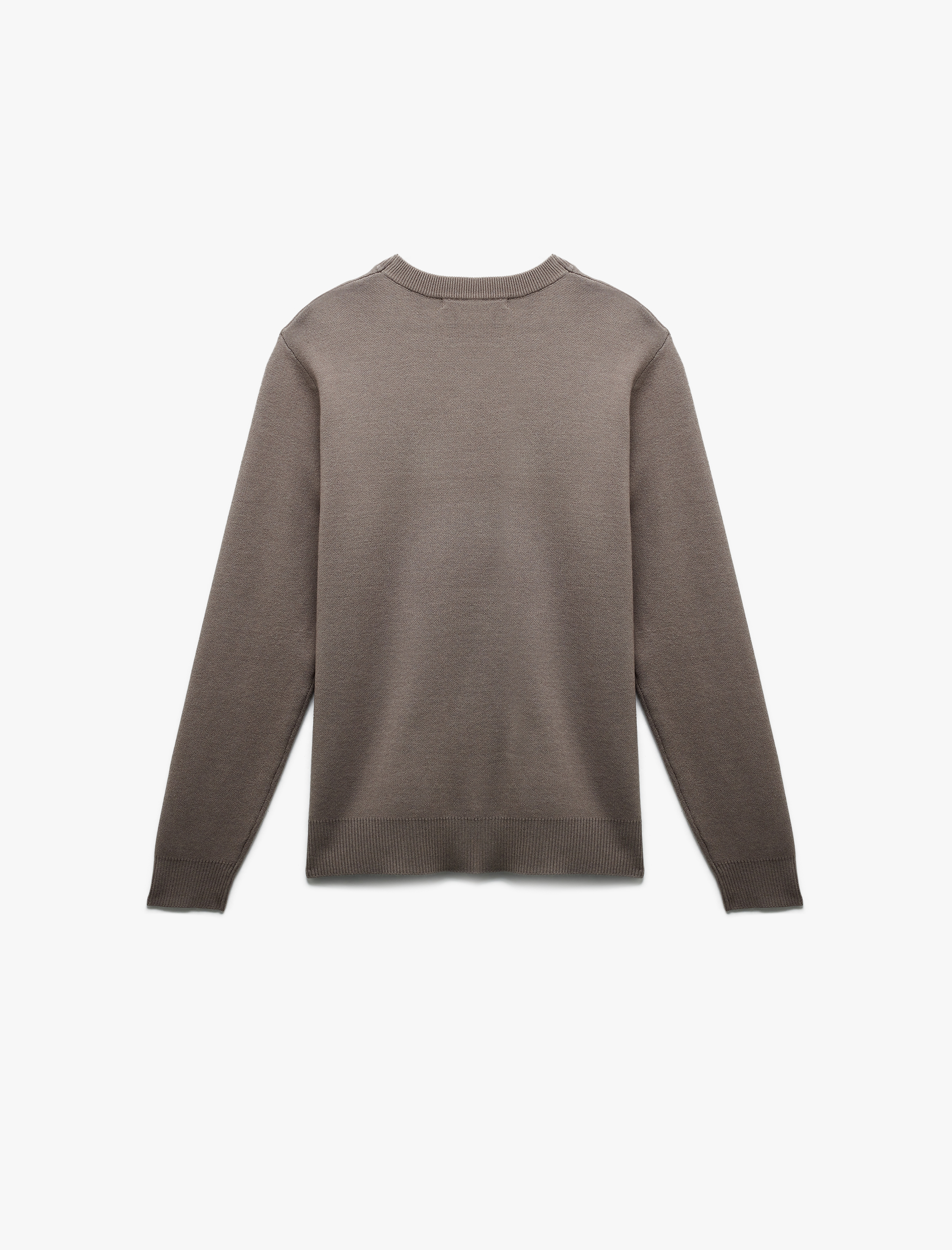   Uzun Kollu Bisiklet Yaka Basic Triko Kazak