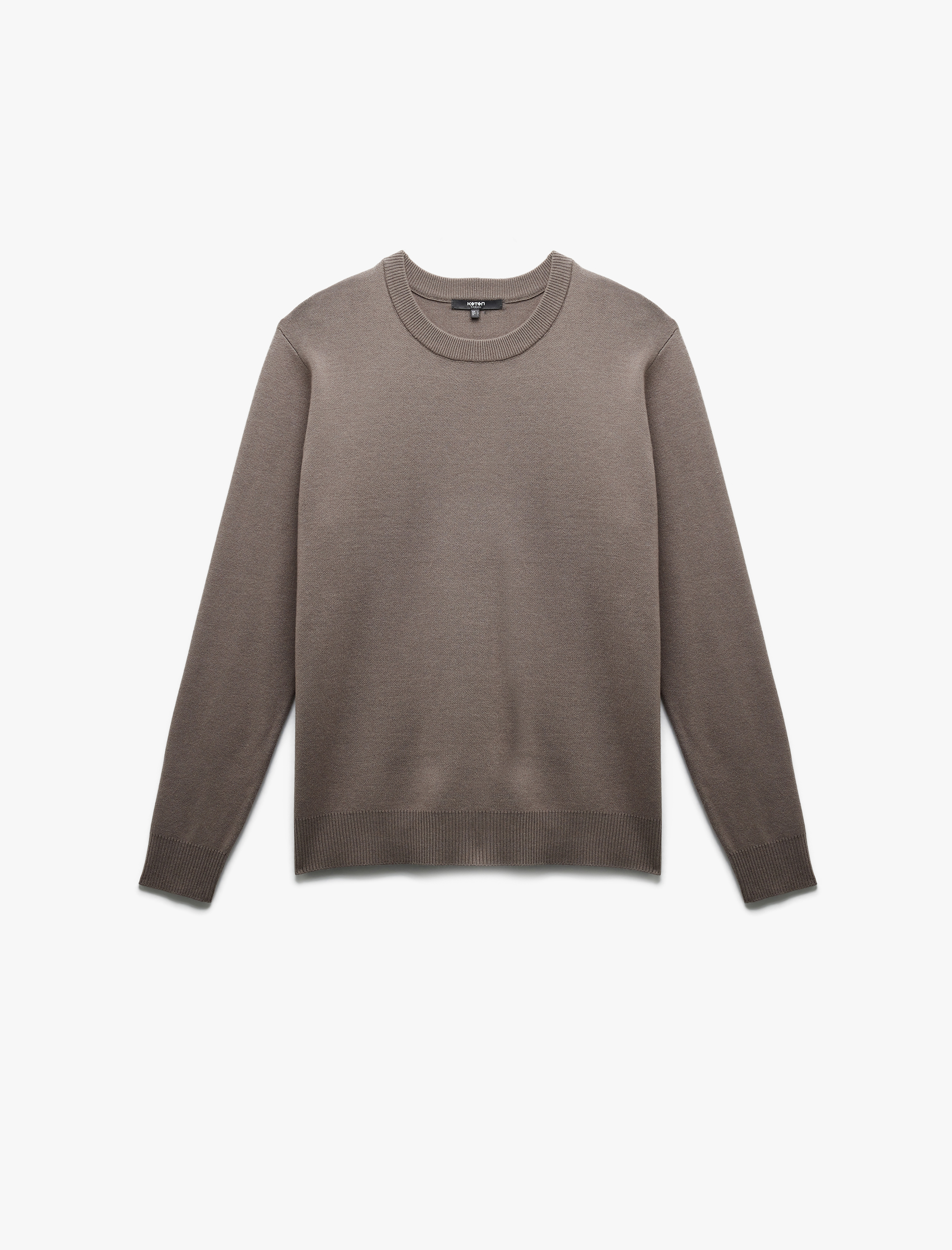   Uzun Kollu Bisiklet Yaka Basic Triko Kazak