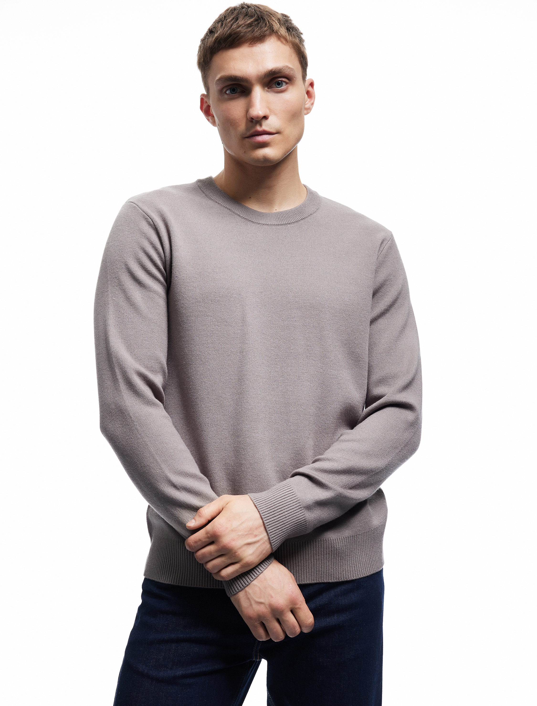   Uzun Kollu Bisiklet Yaka Basic Triko Kazak