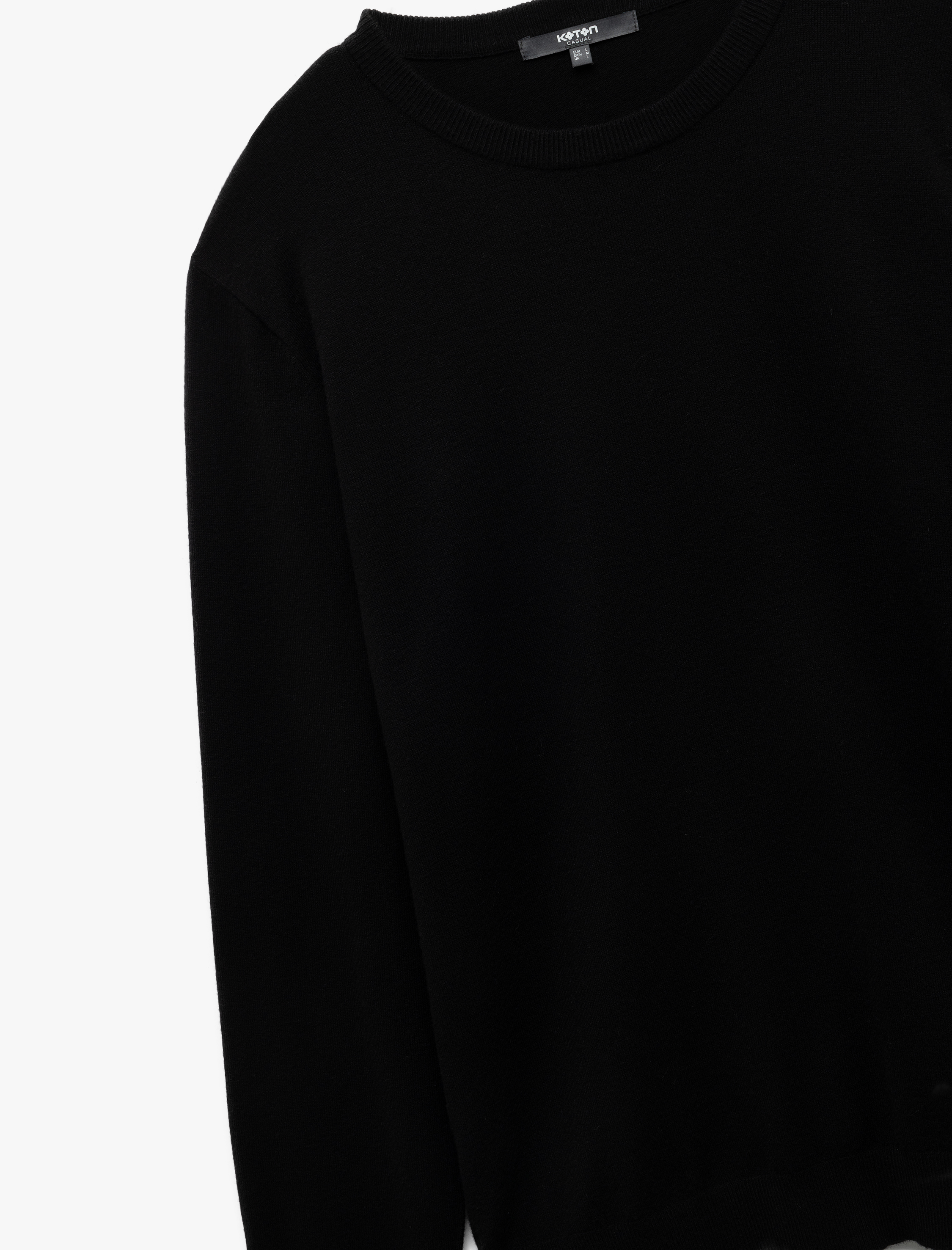   Uzun Kollu Bisiklet Yaka Basic Triko Kazak