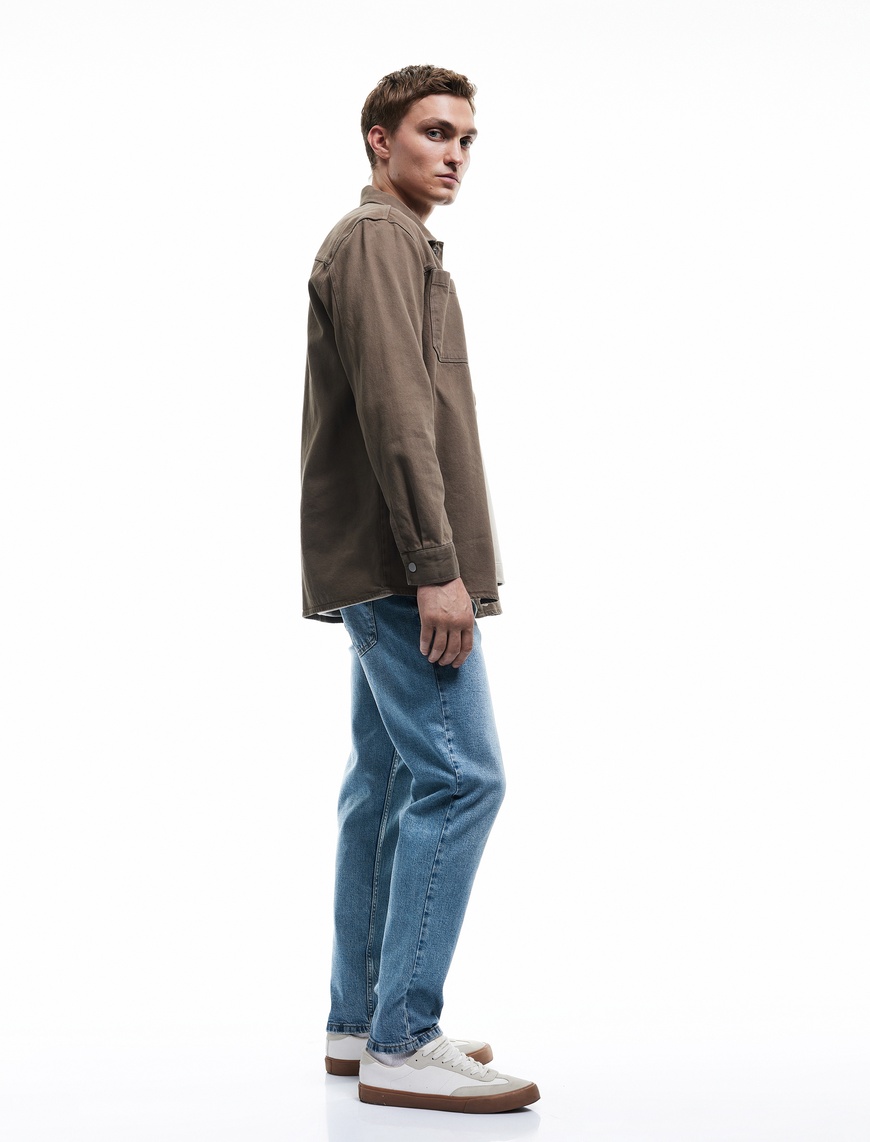   Pamuklu Normal Bel Tapered Fit Jean Pantolon - Joe Jean