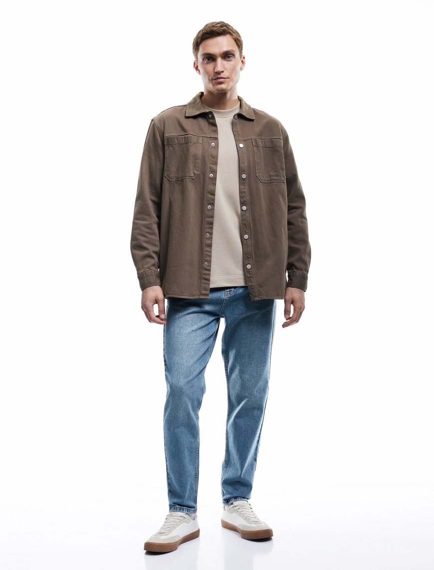   Pamuklu Normal Bel Tapered Fit Jean Pantolon - Joe Jean