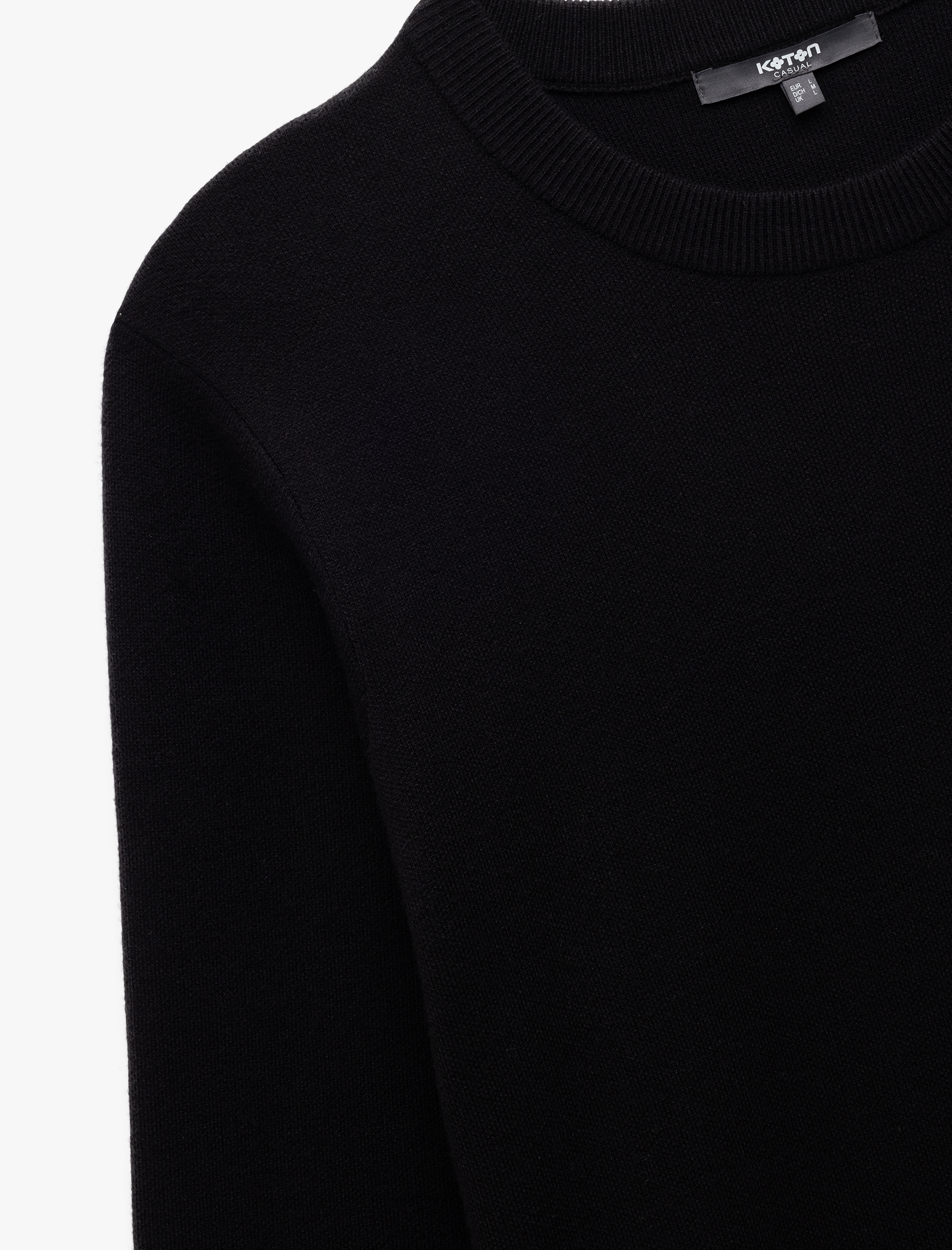   Uzun Kollu Bisiklet Yaka Basic Triko Kazak