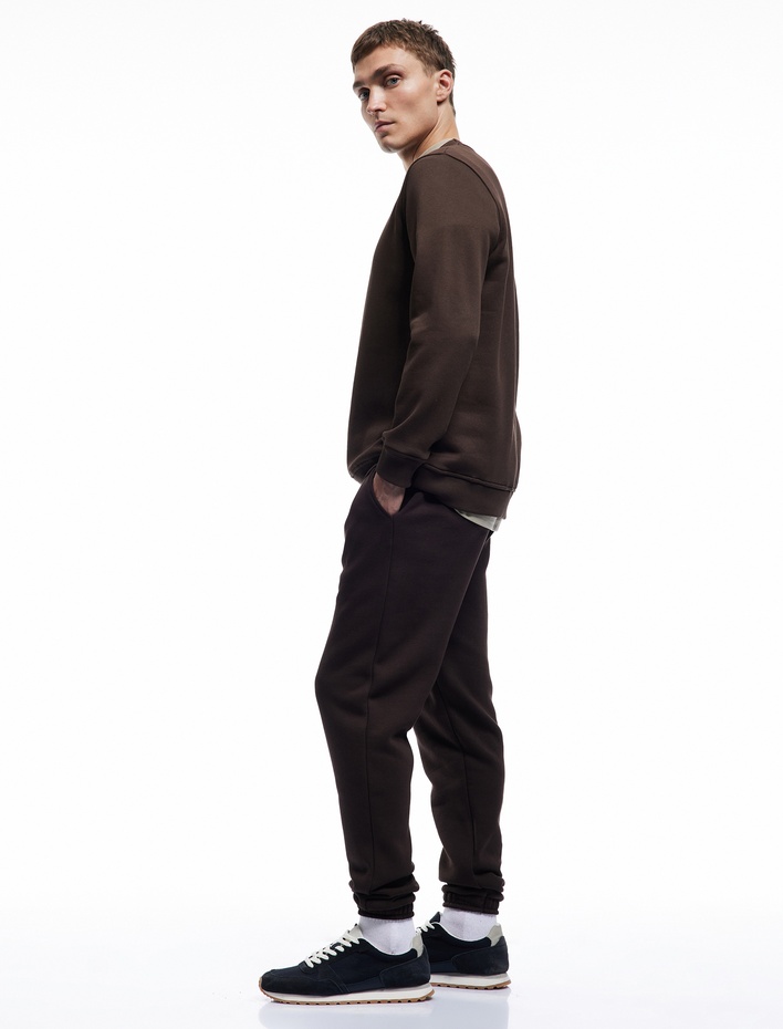  Beli Bağcıklı Şardonlu Cep Detaylı Jogger Eşofman Altı