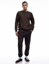 Beli Bağcıklı Şardonlu Cep Detaylı Jogger Kışlık Eşofman Altı