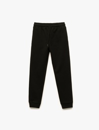 Beli Lastikli Cepli Şardonlu Basic Jogger Eşofman Altı