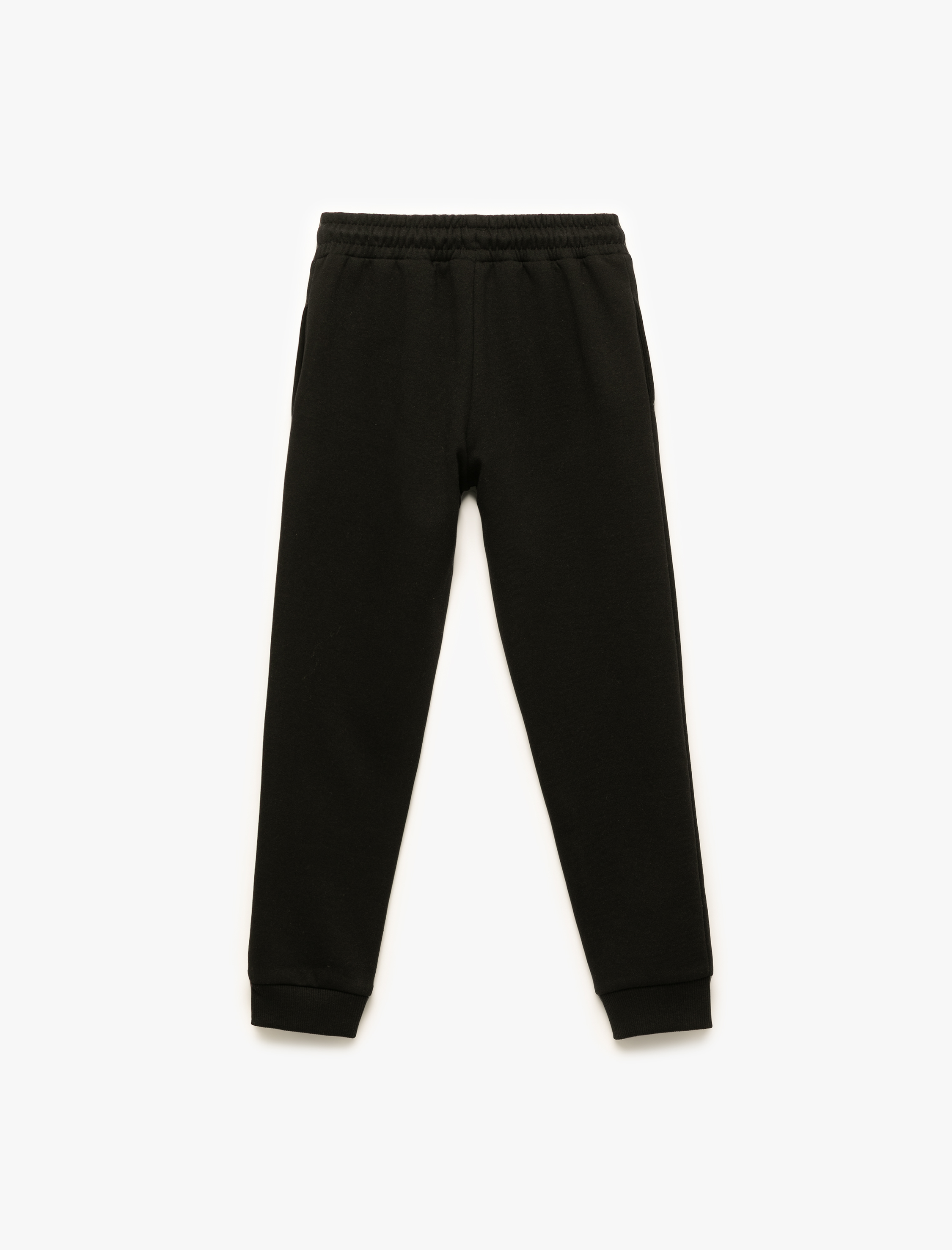  Erkek Çocuk Beli Lastikli Cepli Şardonlu Basic Jogger Eşofman Altı