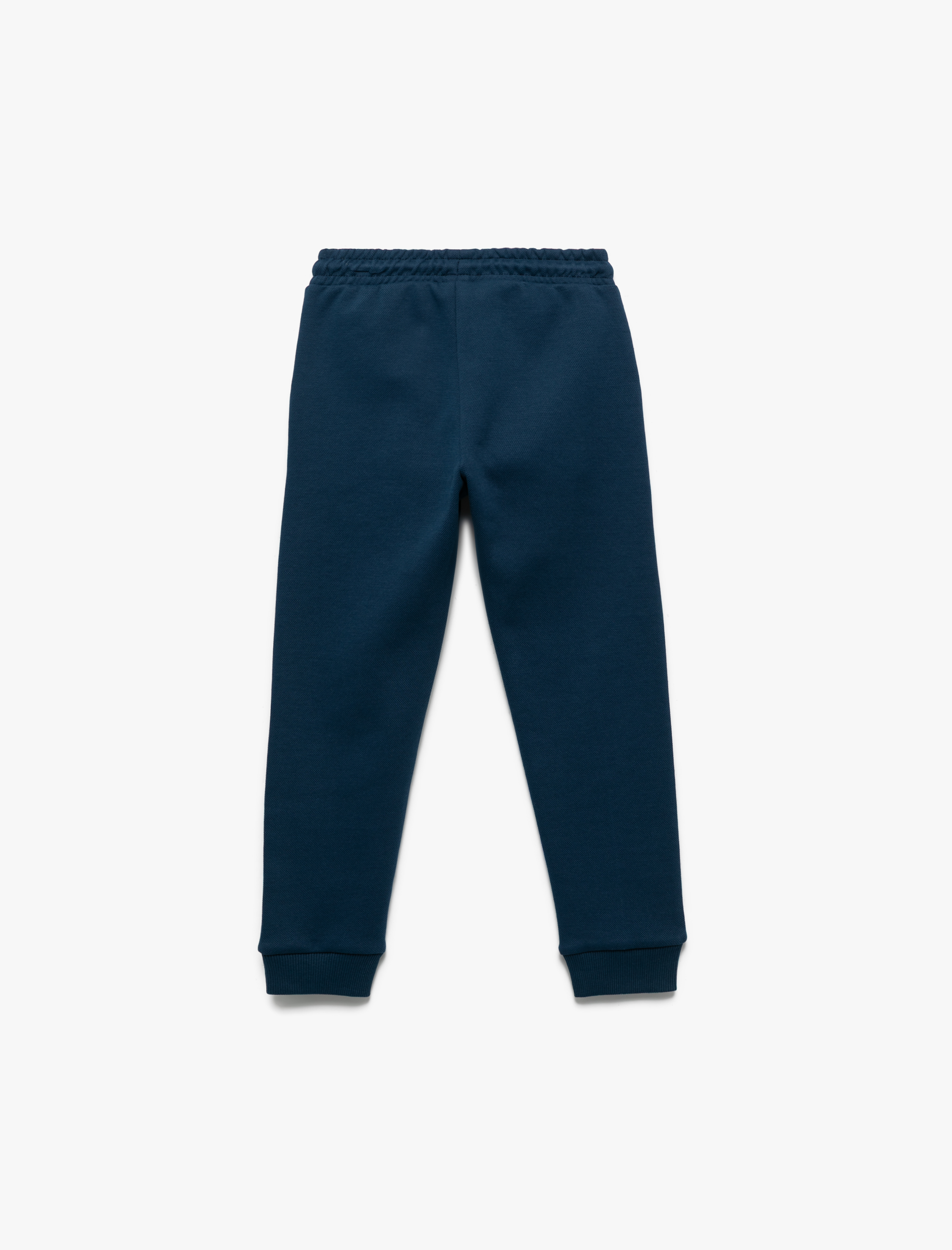  Erkek Çocuk Beli Lastikli Cepli Nervürlü Basic Okul Eşofman Altı