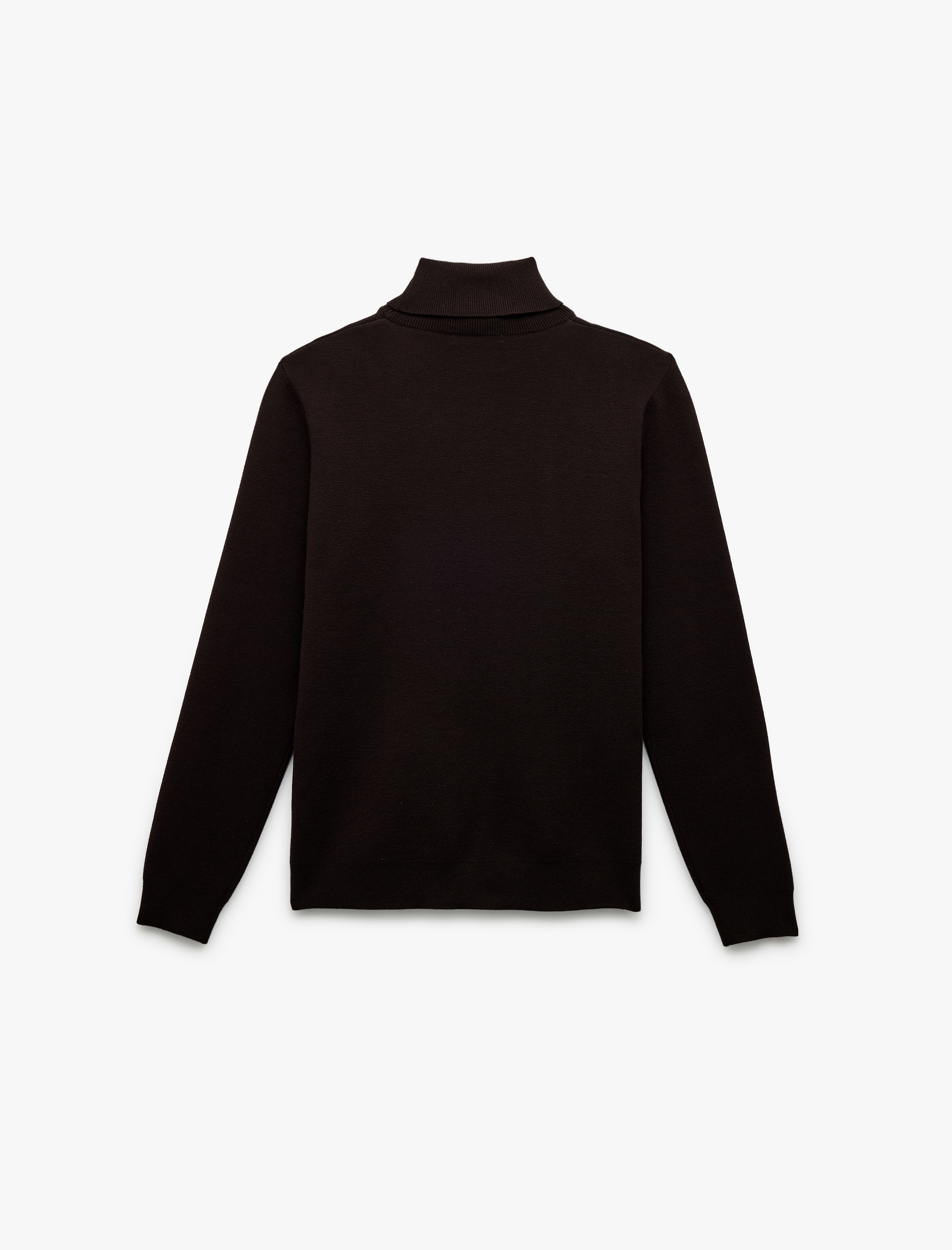   Uzun Kollu Basic Boğazlı Triko Kazak