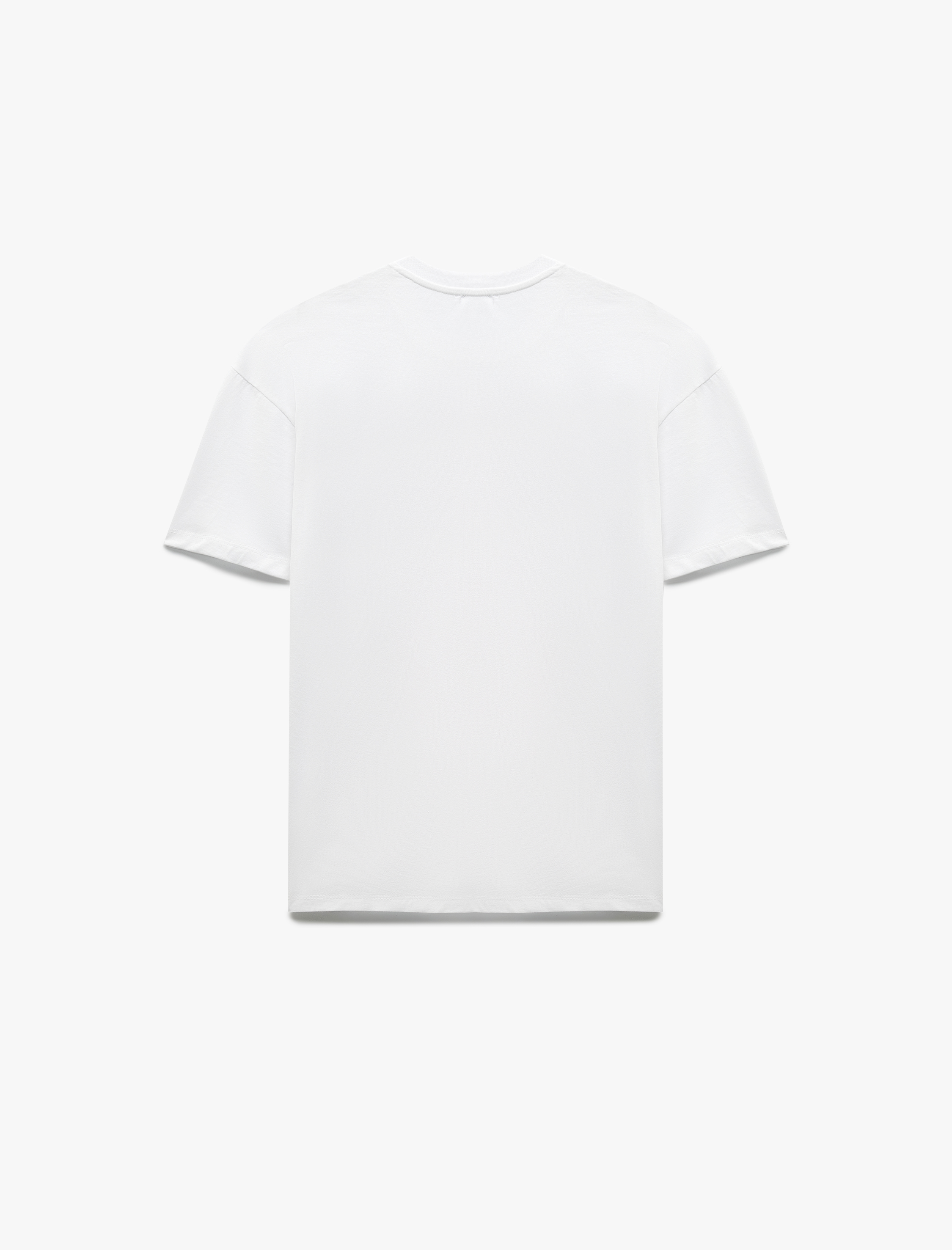 Pamuklu Kısa Kollu Bisiklet Yaka Baskılı Tişört