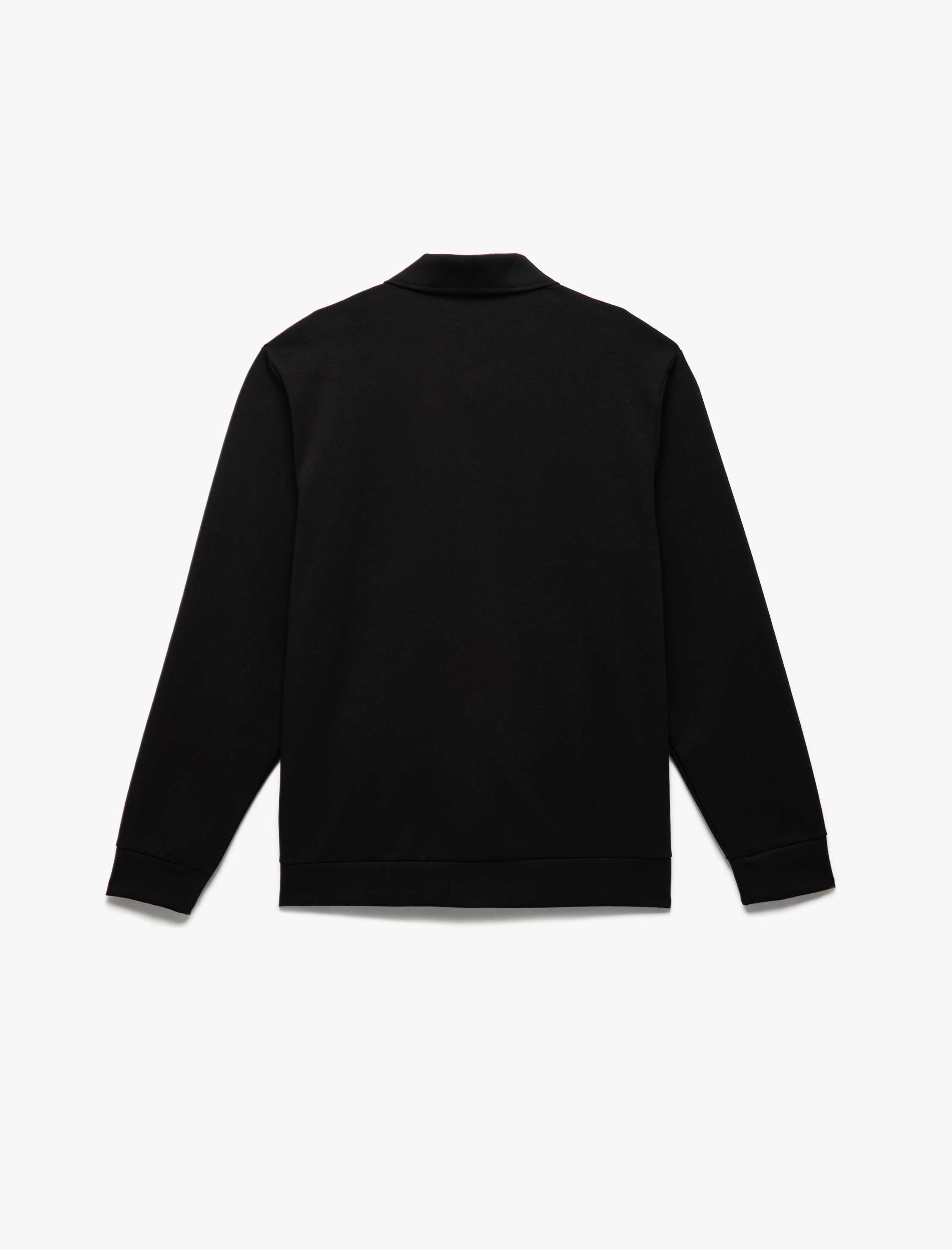   Uzun Kollu Pamuklu Cep Detaylı Gömlek Yaka Fermuarlı Mevsimlik Ceket