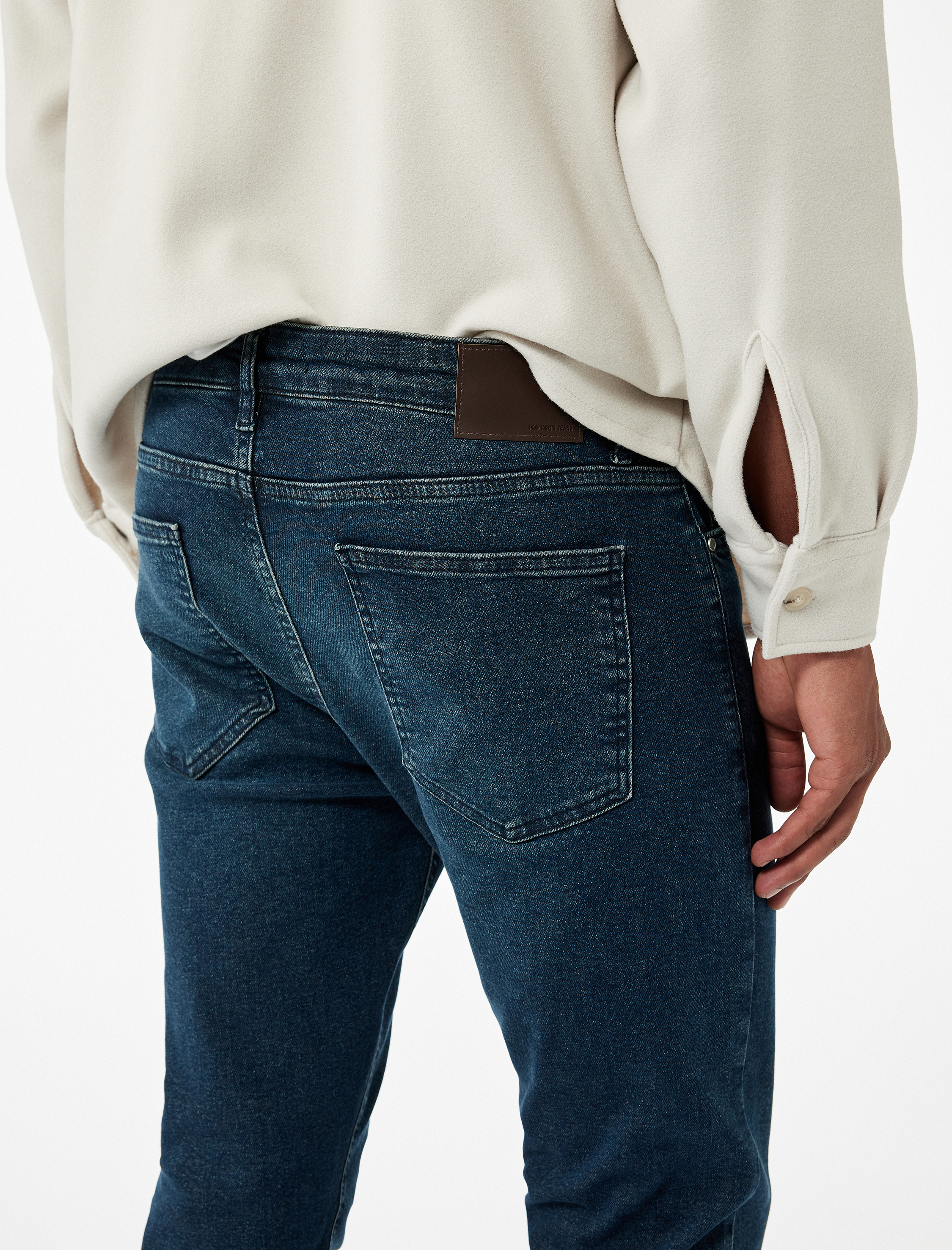   Normal Bel Pamuklu Slim Fit Jean Pantolon - Brad Jean