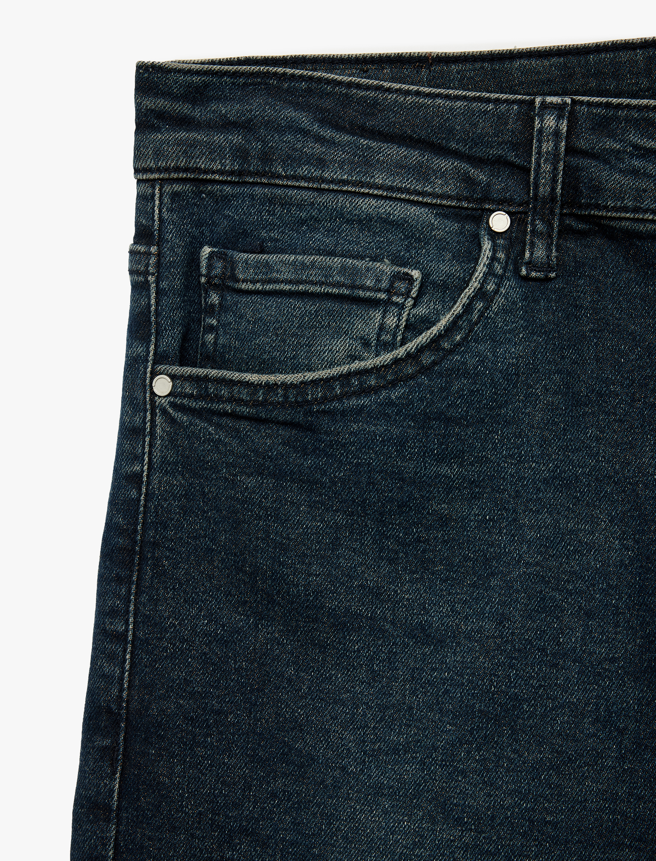   Normal Bel Pamuklu Slim Fit Jean Pantolon - Brad Jean