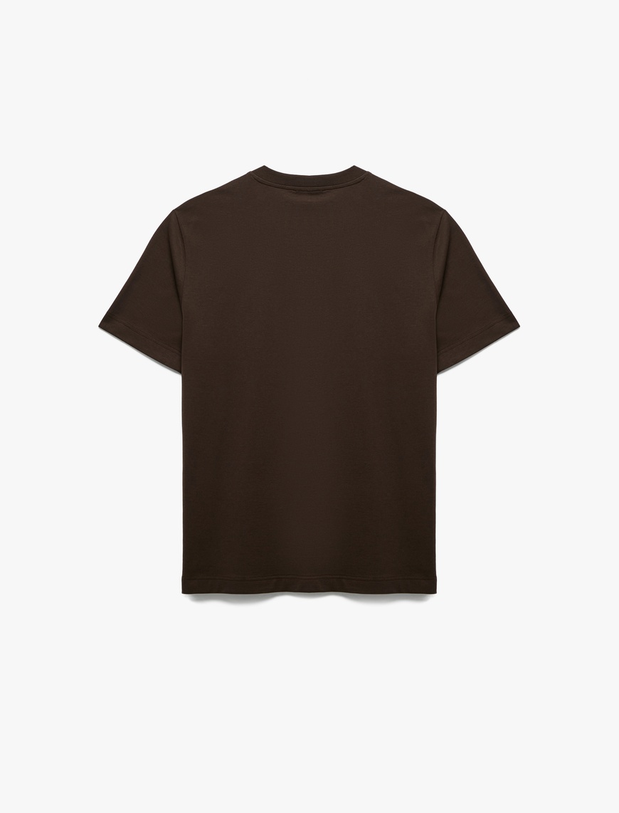   Pamuklu Kısa Kollu Regular Fit Bisiklet Yaka Basic Tişört