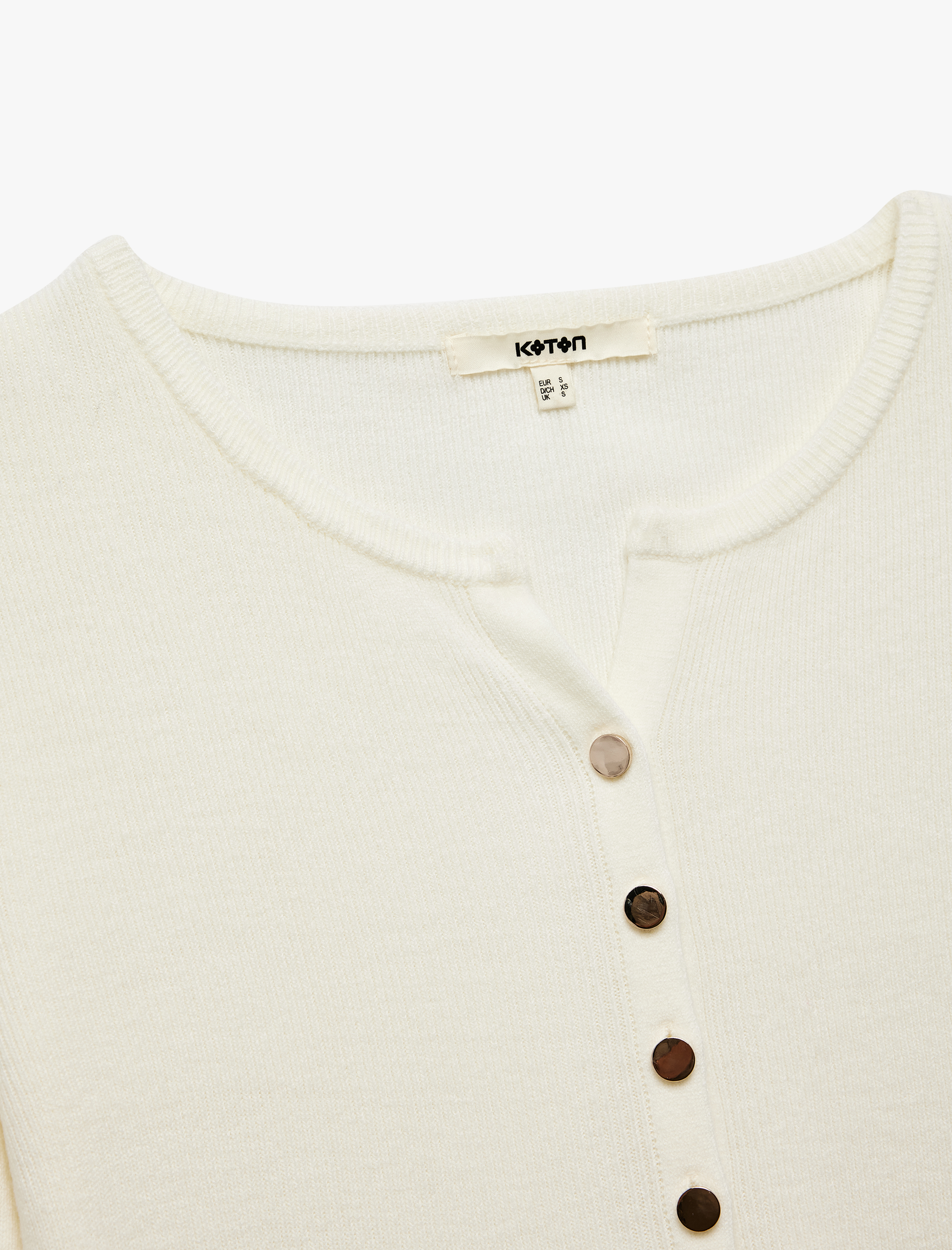   Uzun Kollu Bisiklet Yaka Triko Hırka