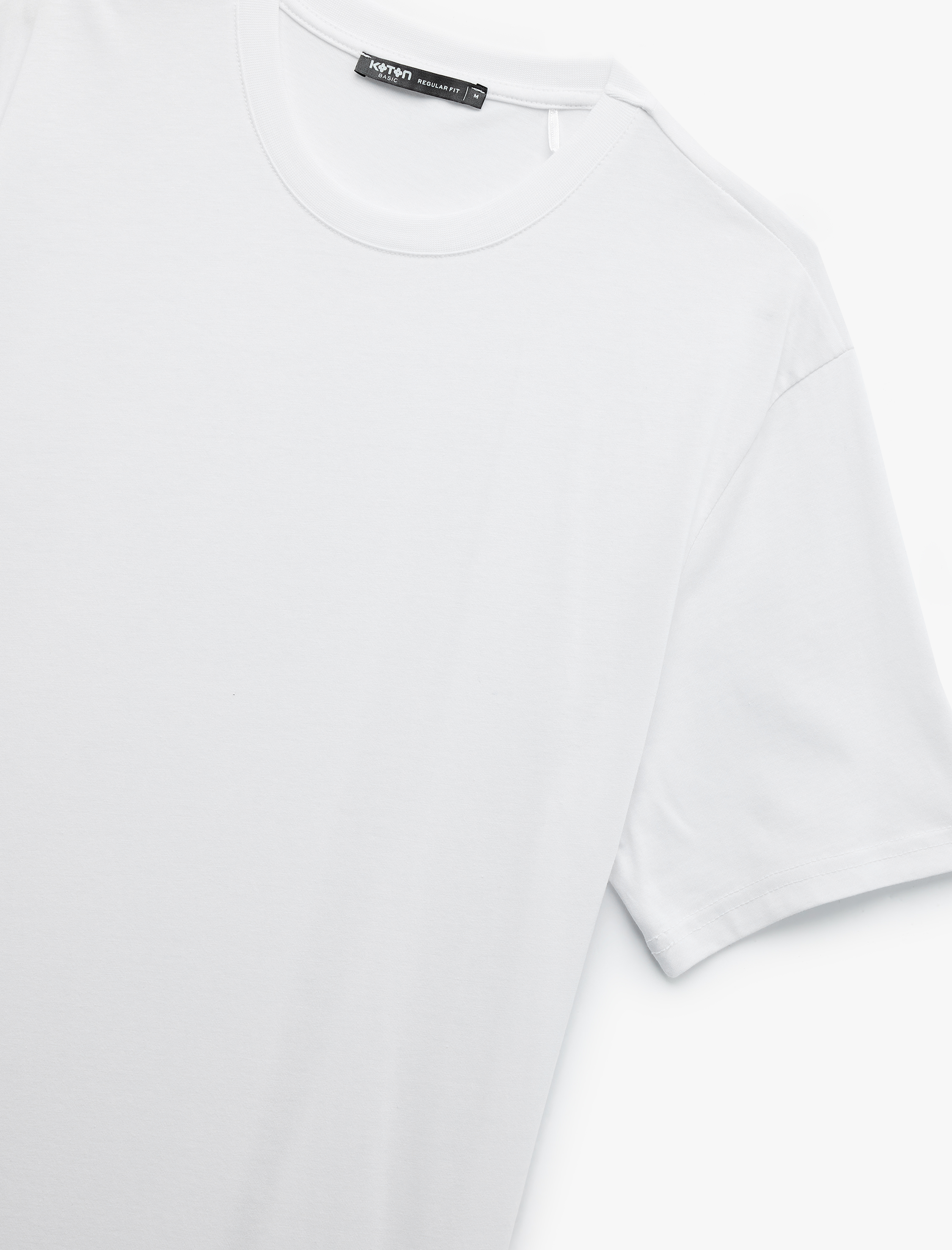   Regular Fit Kısa Kollu Bisiklet Yaka Pamuklu 3'lü Basic Tişört Seti