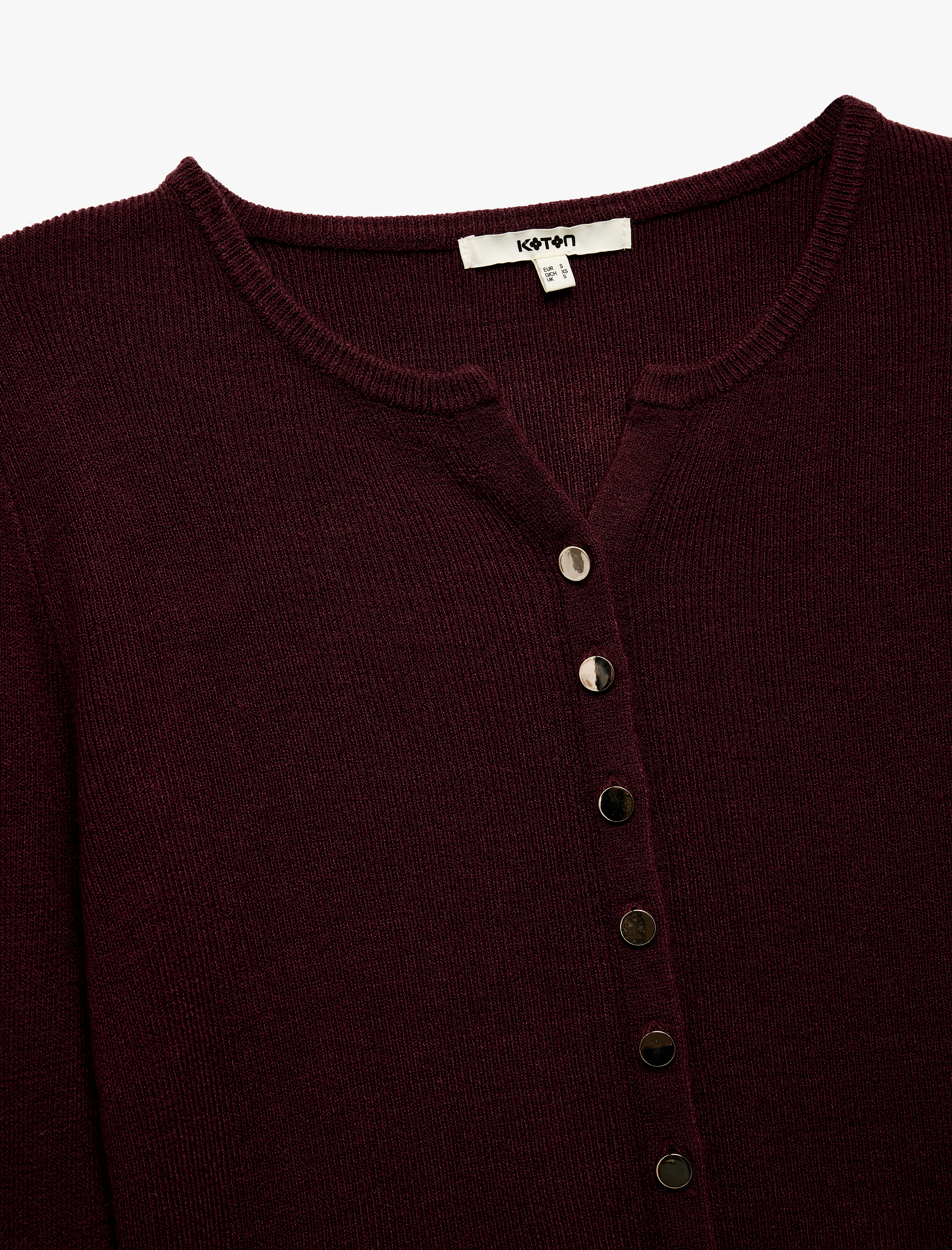   Uzun Kollu Bisiklet Yaka Triko Hırka