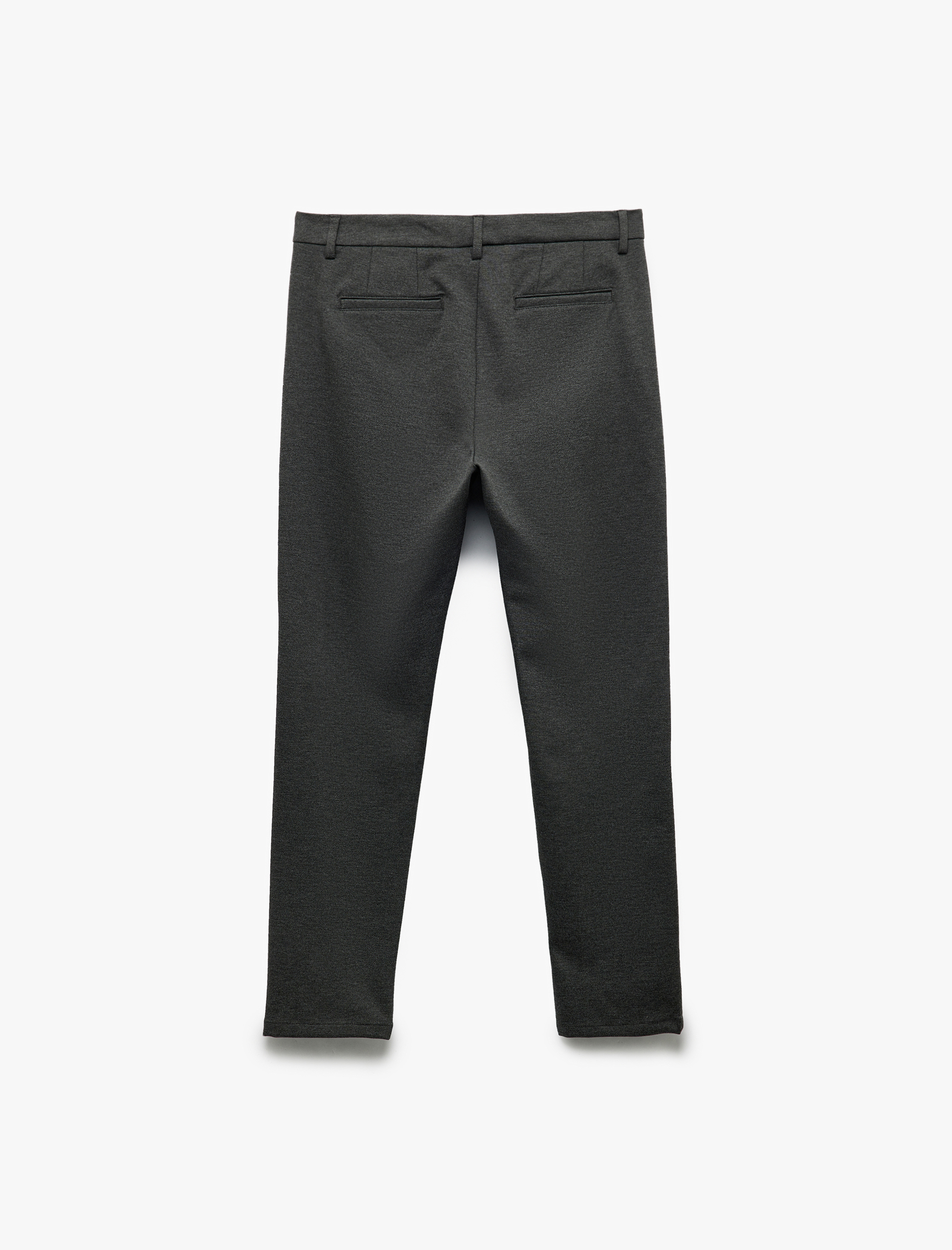   Cep Detaylı Düğmeli Slim Fit Kumaş Pantolon