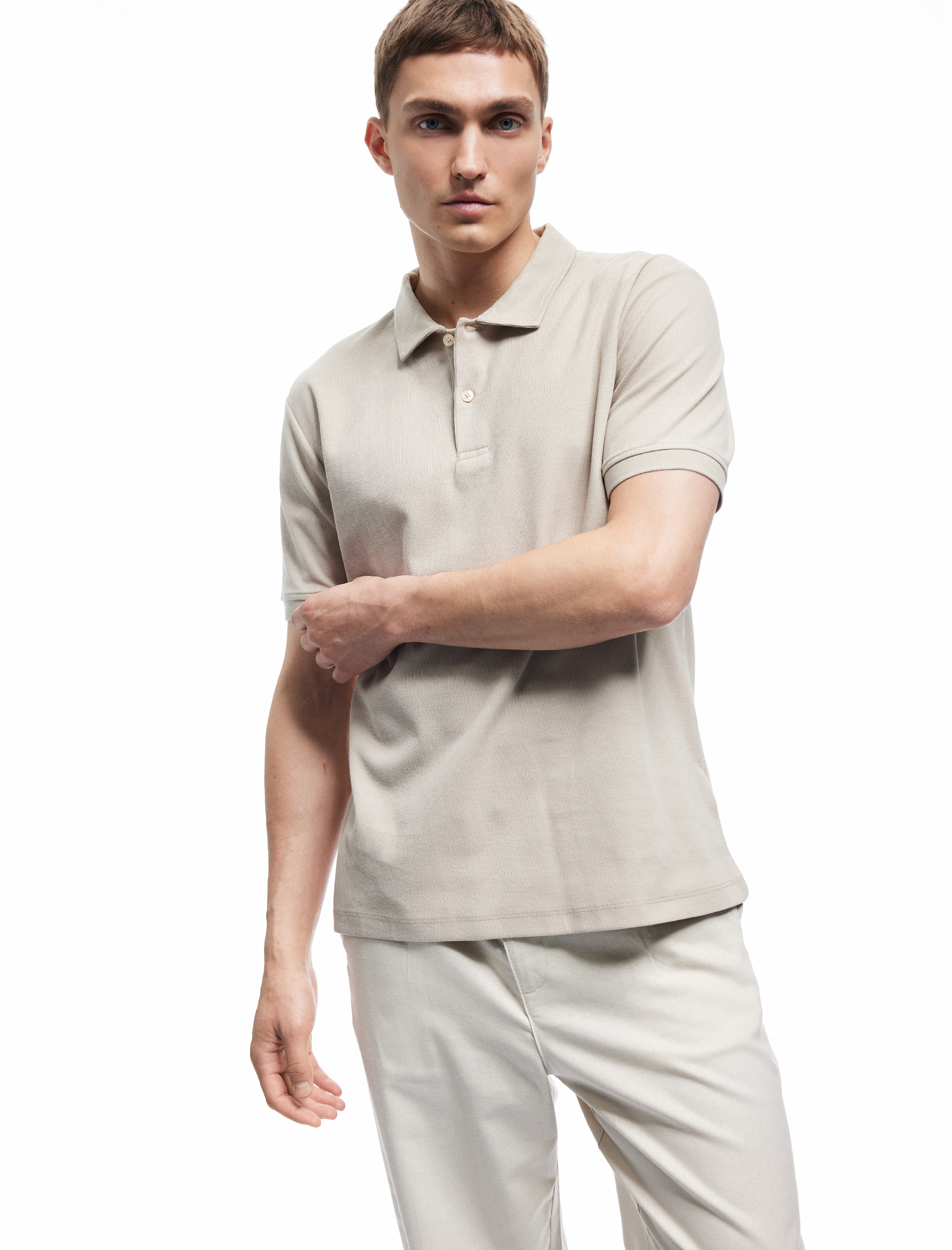   Regular Fit Kısa Kollu Pamuklu Polo Yaka Tişört