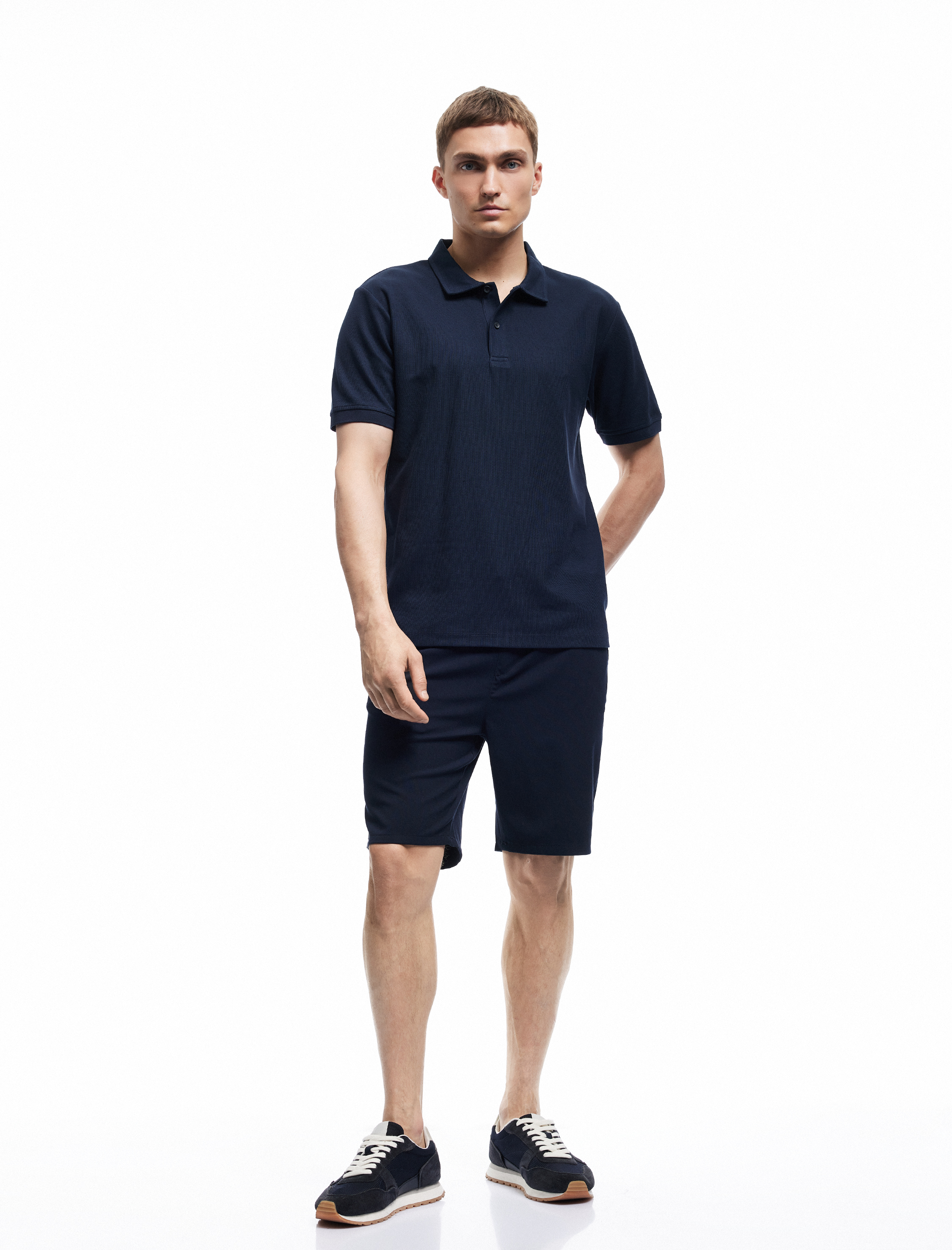   Regular Fit Kısa Kollu Pamuklu Polo Yaka Tişört