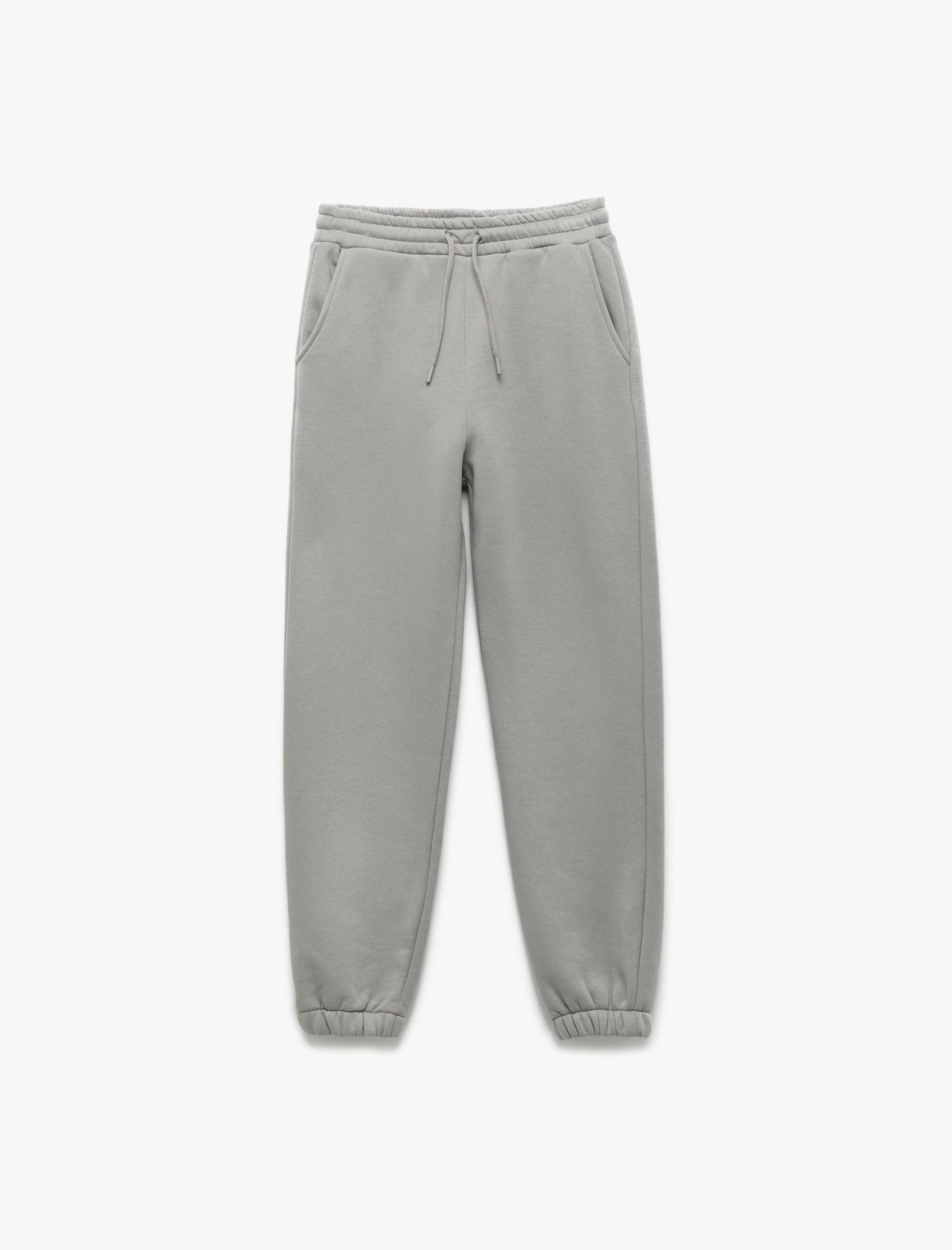   Şardonlu Cepli Beli Bağcıklı Rahat Kalıp Jogger Eşofman Altı