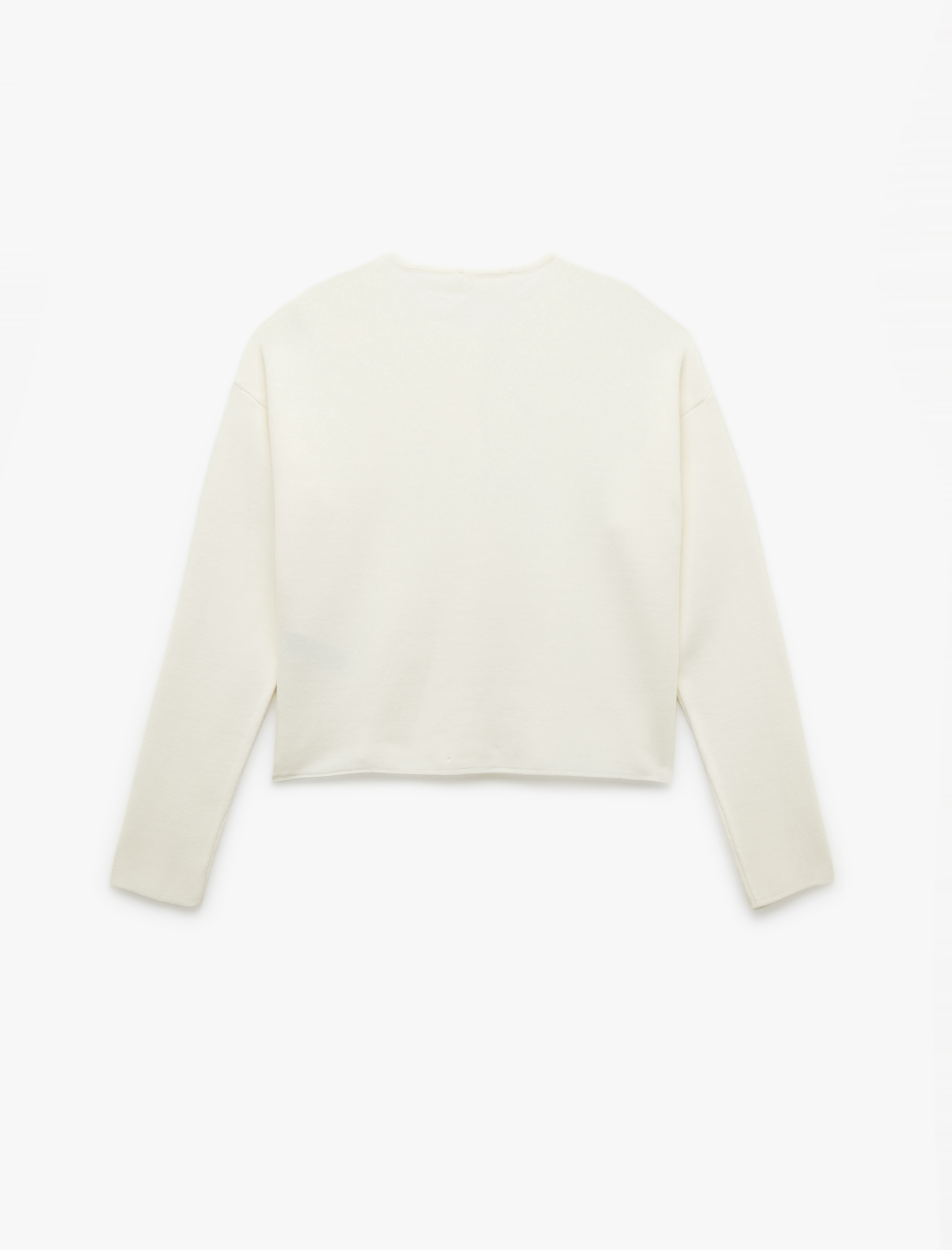   Regular Fit Uzun Kollu Bisiklet Yaka Triko Hırka