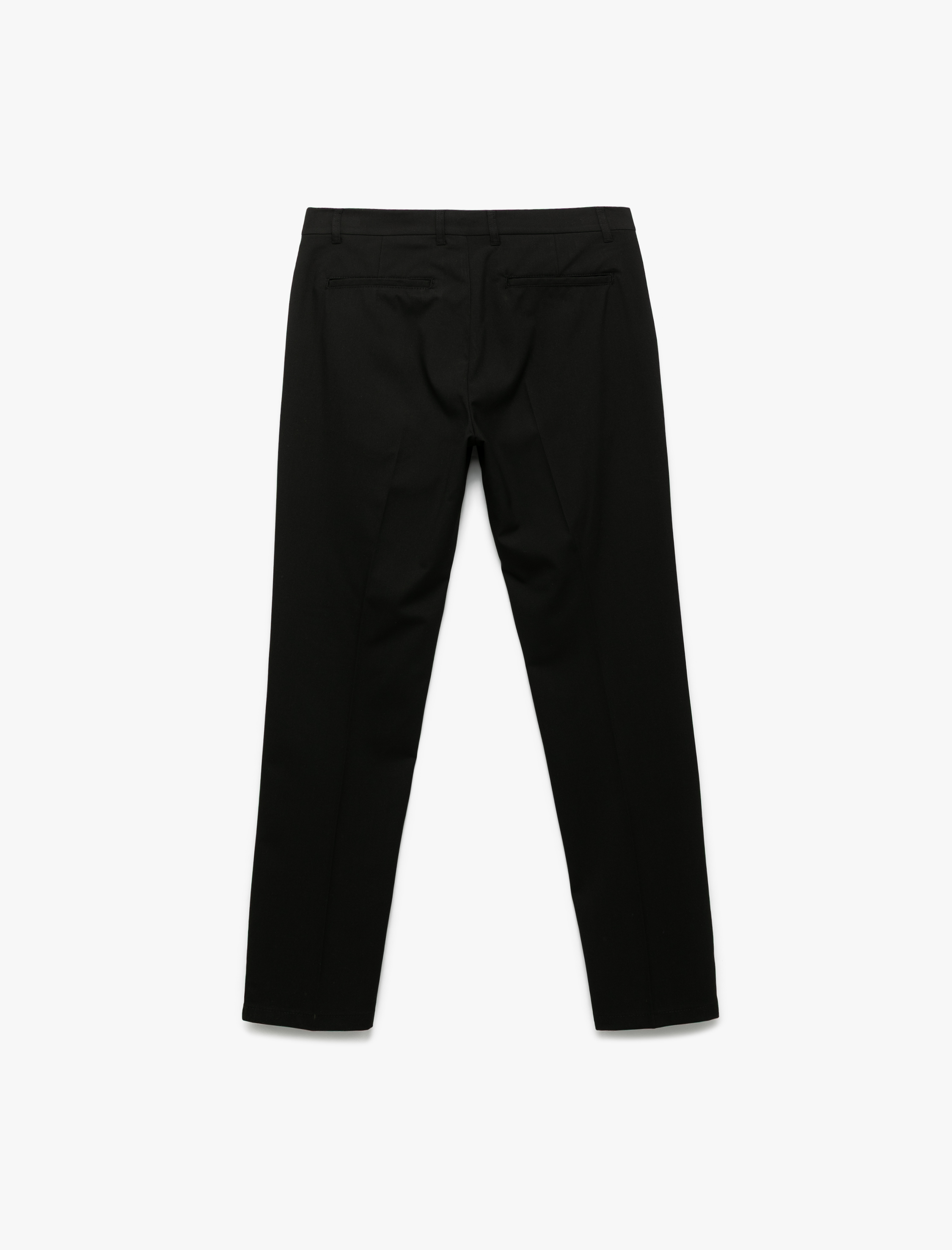   Düğmeli Cep Detaylı Slim Fit Kumaş Pantolon