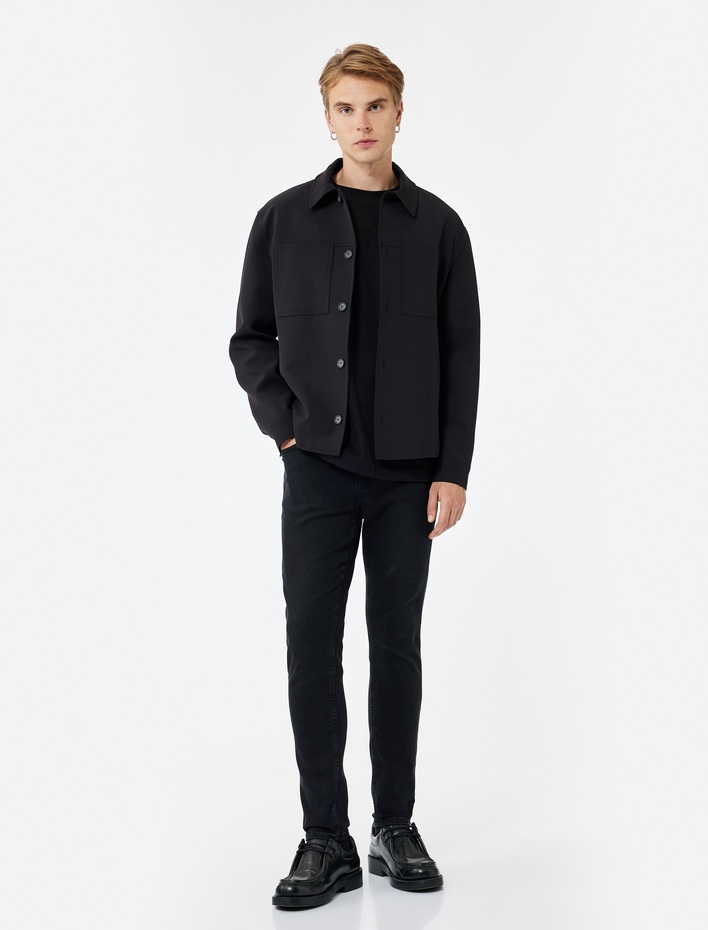  Normal Bel Pamuklu Skinny Fit Jean Pantolon - Michael Jean