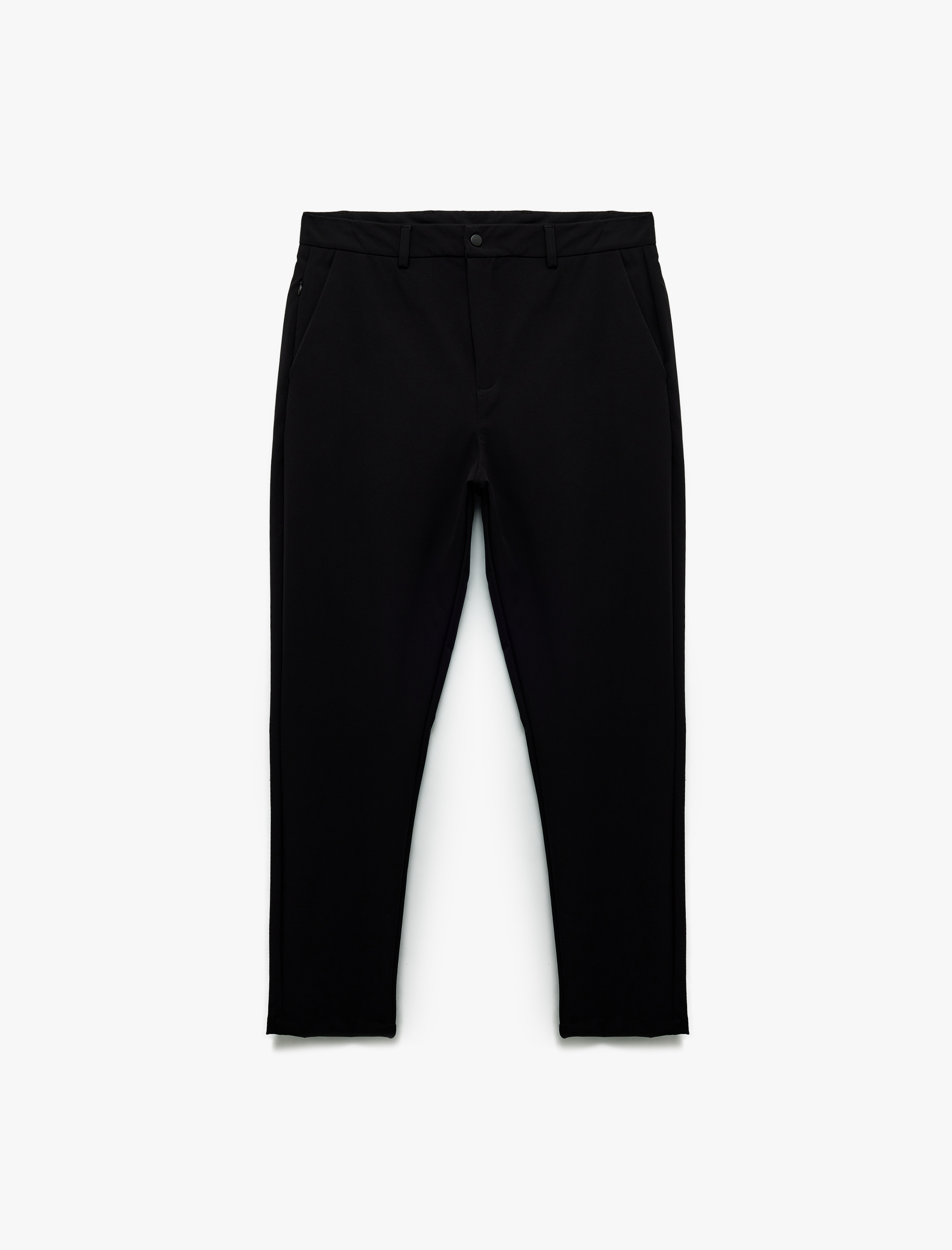   Slim Fit Cep Detaylı Düğmeli Non Iron Esnek Kumaş Pantolon