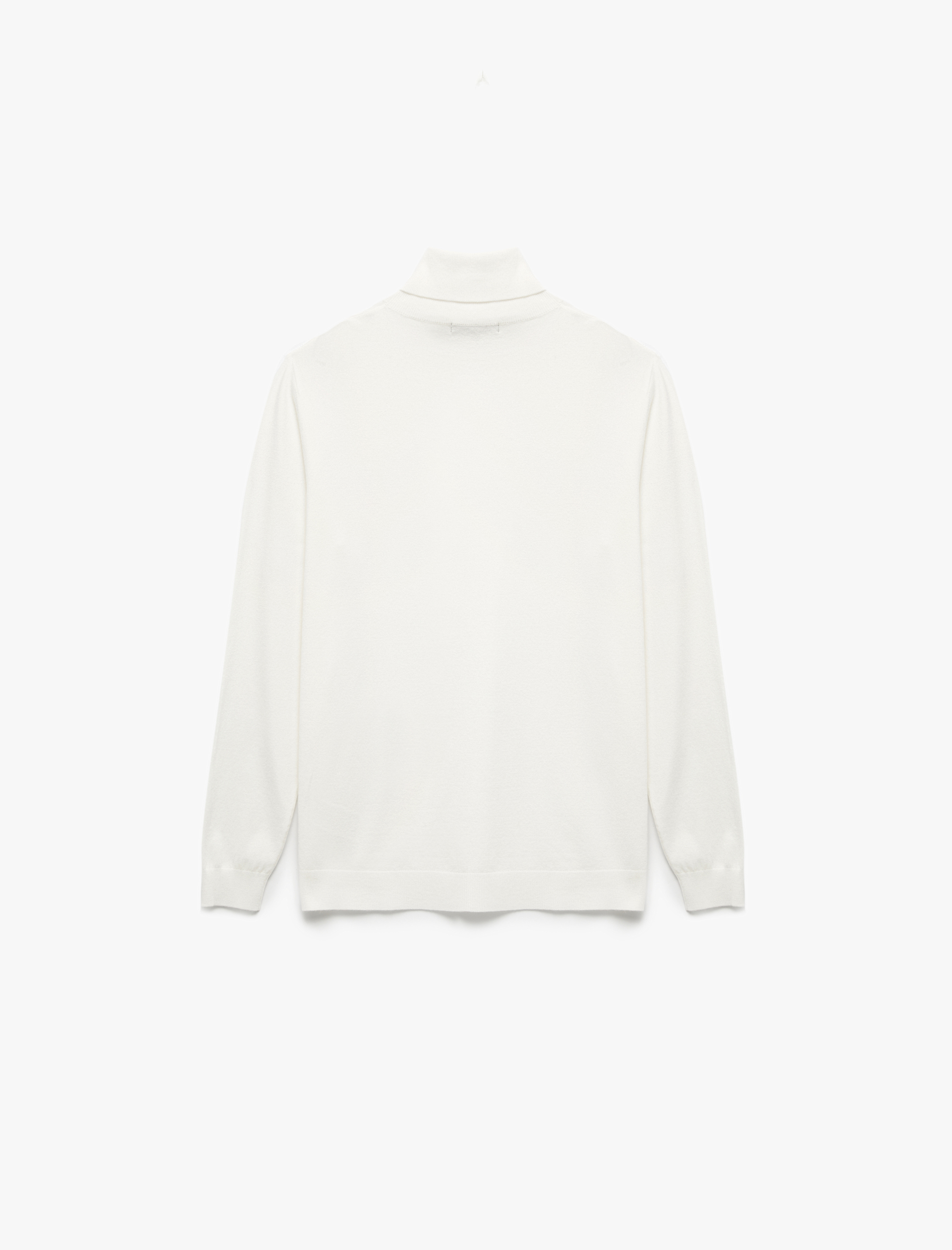   Viskon Karışımlı Uzun Kollu Basic Boğazlı Triko Kazak