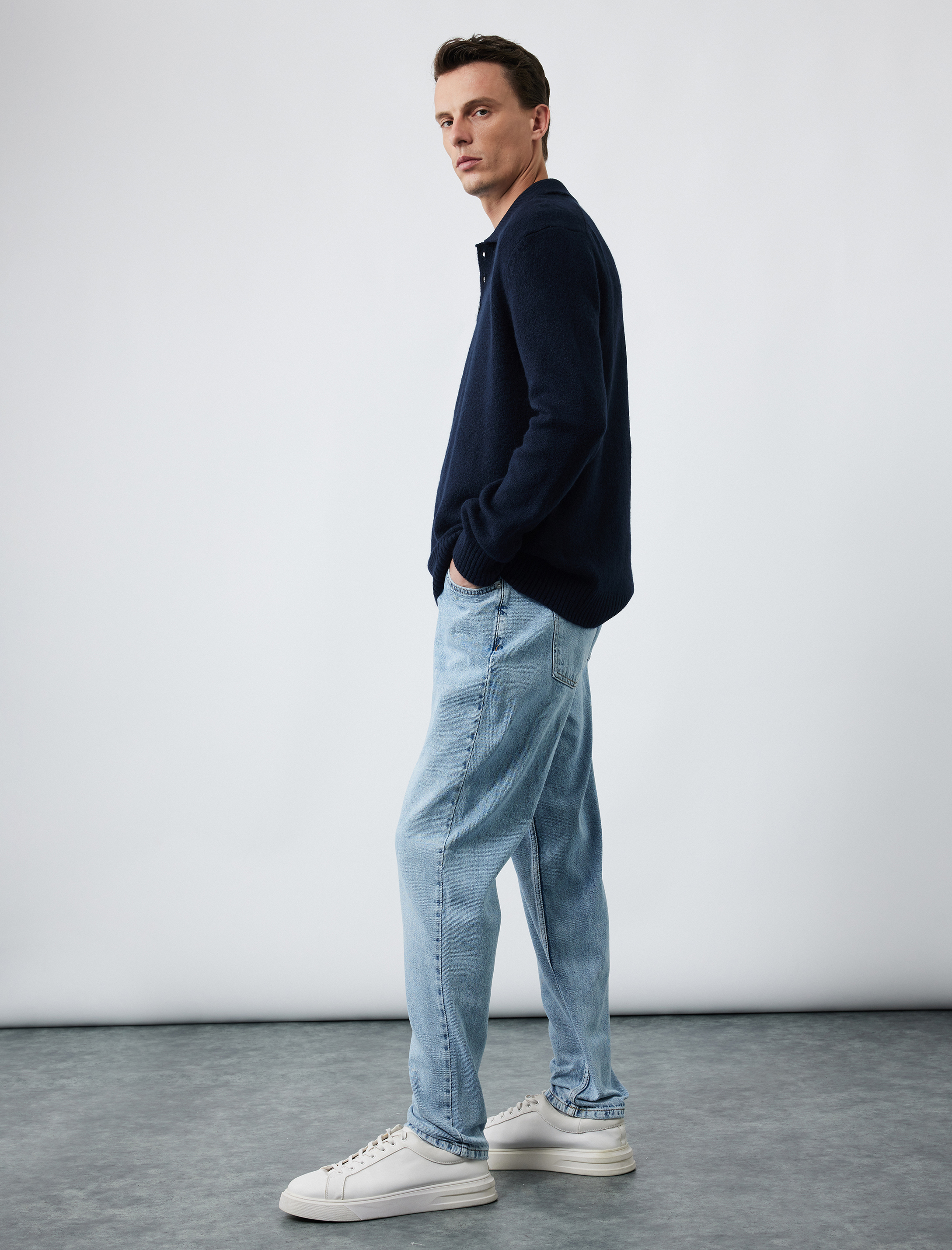   Normal Bel Pamuklu Tapered Fit Jean Pantolon - Joe Jean