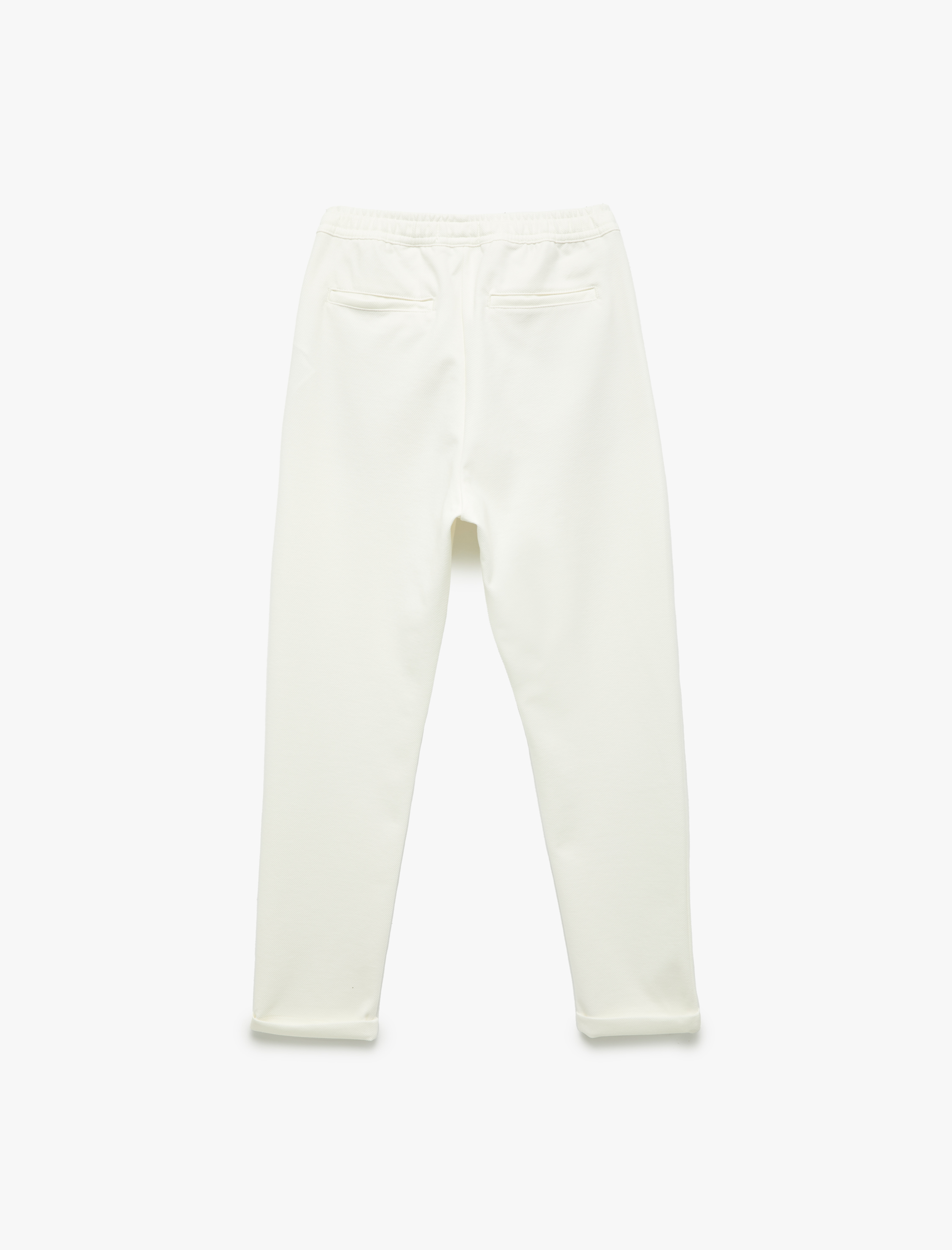   Cep Detaylı Katlamalı Paça Rahat Kesim Beli Bağcıklı Pantolon