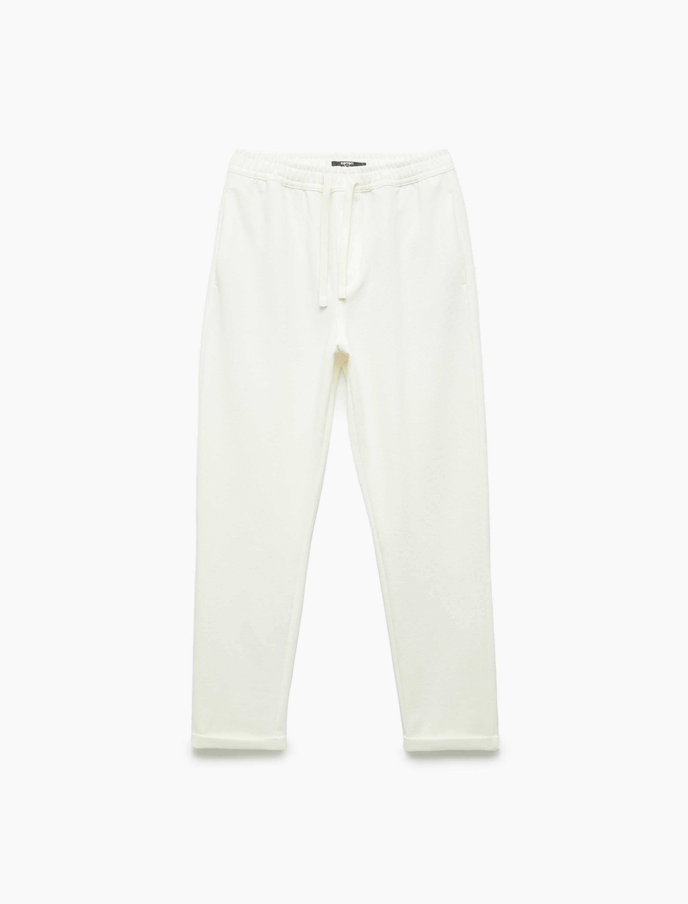   Cep Detaylı Katlamalı Paça Rahat Kesim Beli Bağcıklı Pantolon