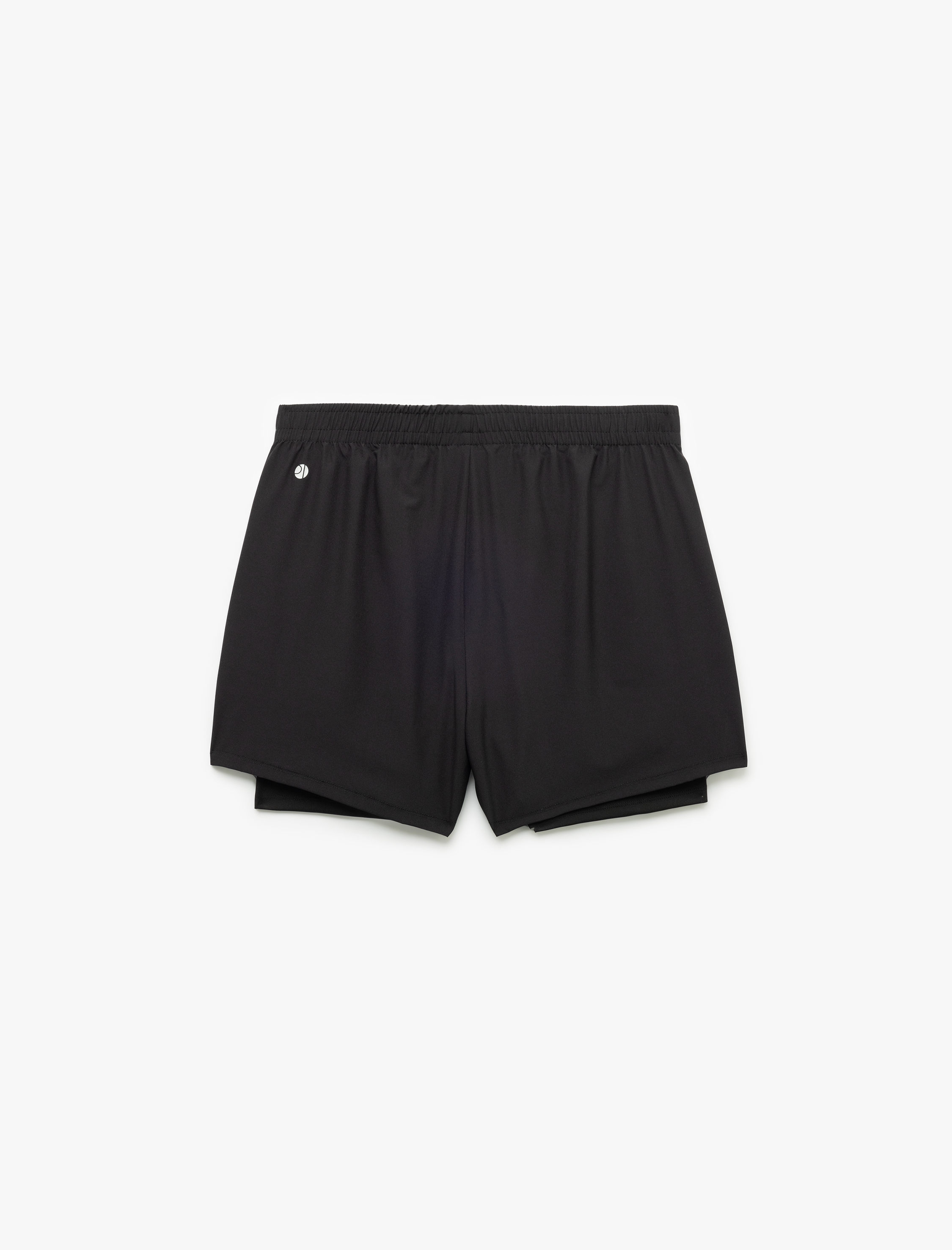   Slim Fit Cep Detaylı Paraşüt Kumaş Beli Lastikli Taytlı Spor Şort