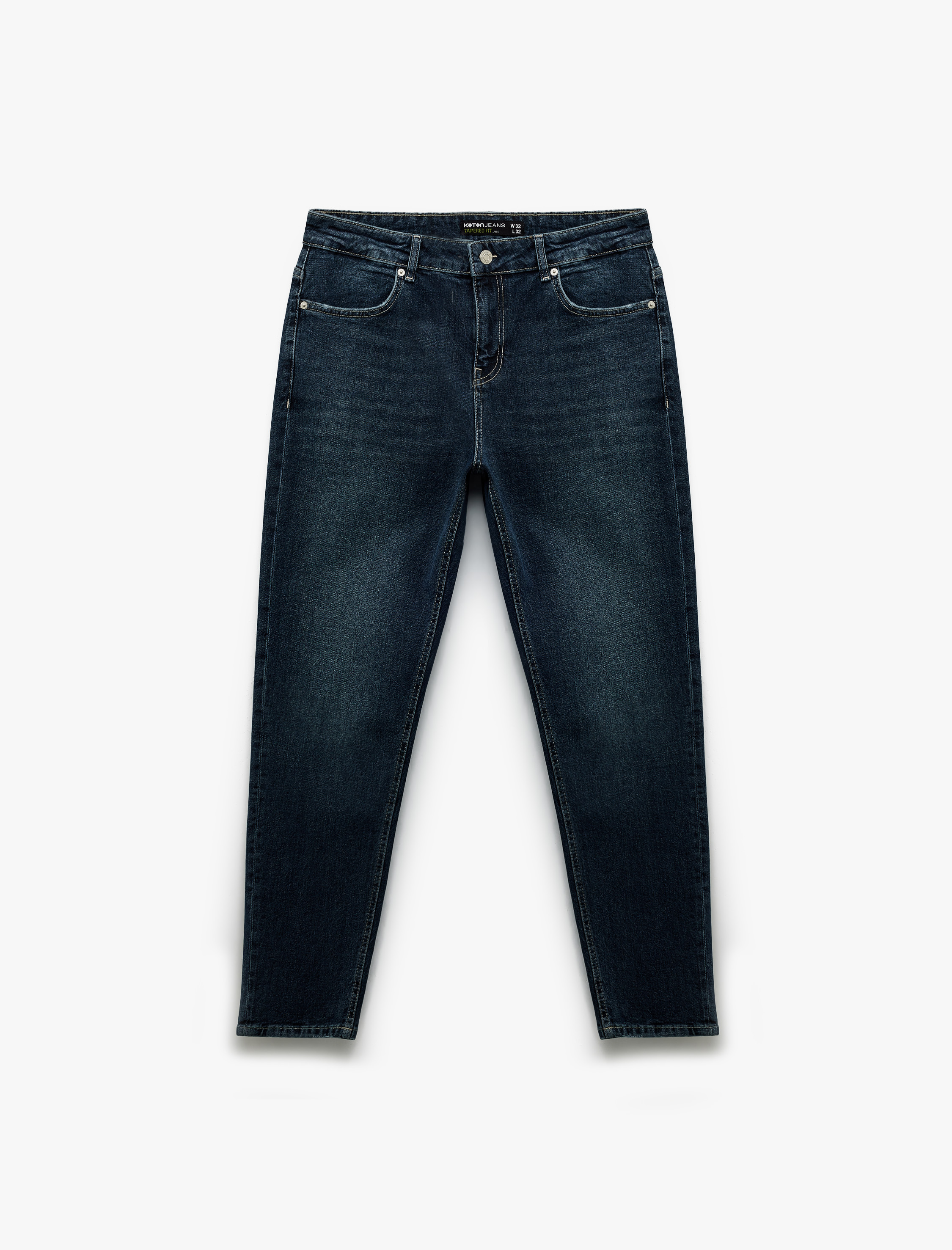   Pamuklu Normal Bel Tapered Fit Jean Pantolon