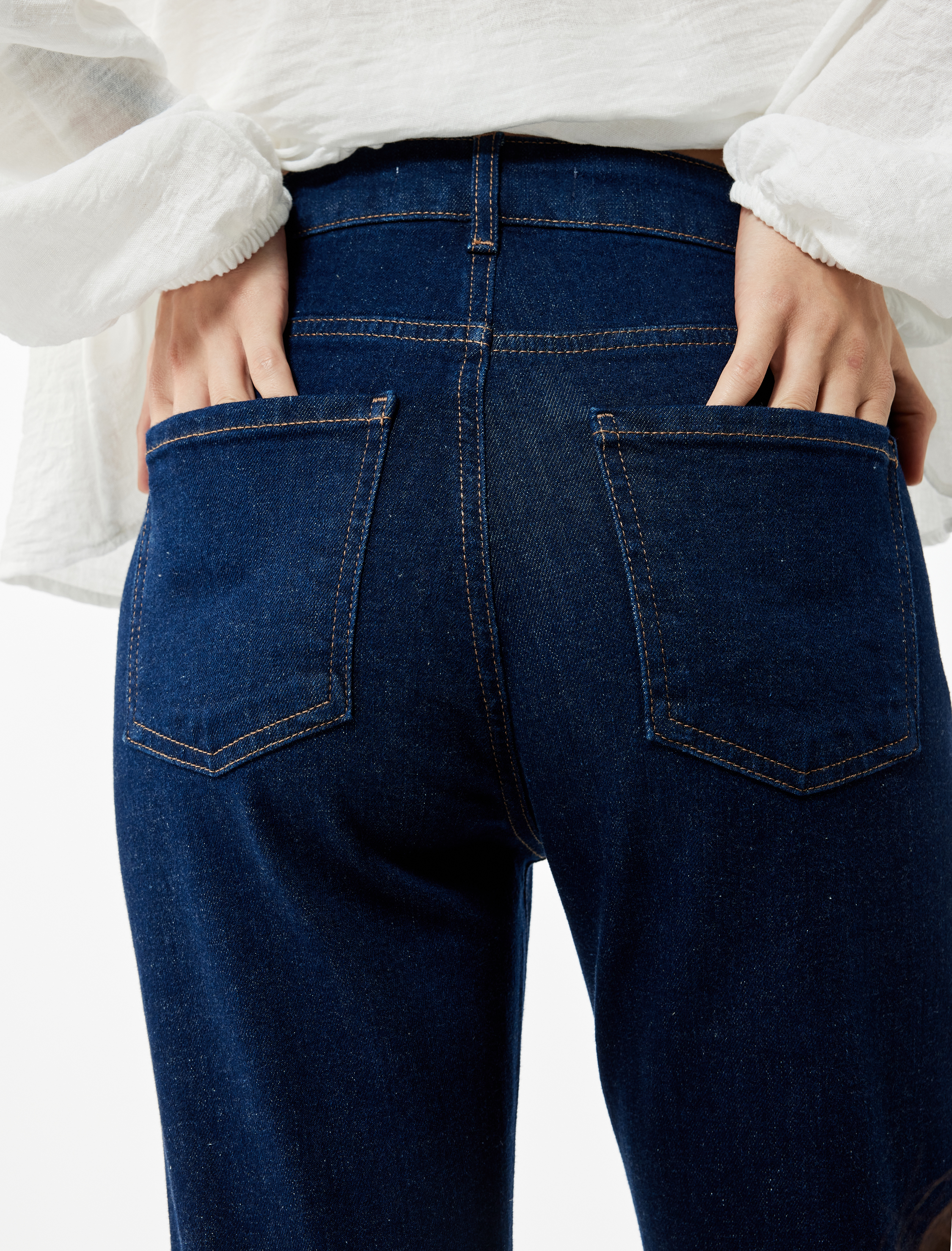   Normal Bel İspanyol Paça Denim Pantolon - Flare Jeans