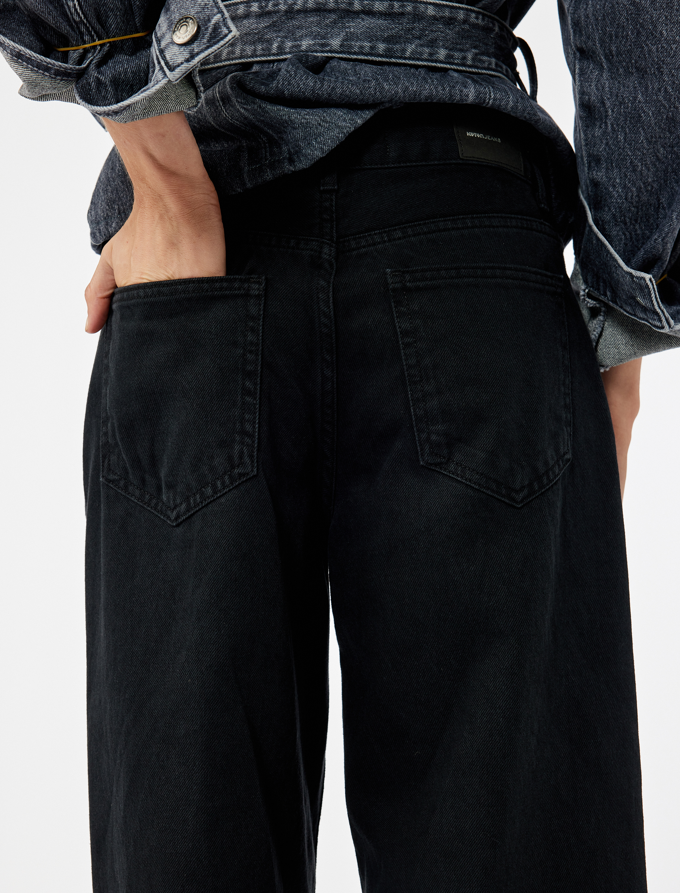   Geniş Paça Denim Pantolon - Bianca Wide Leg Jeans