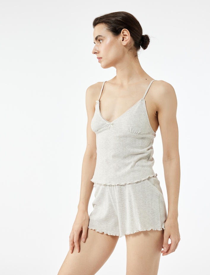  Rahat Kalıp Şort Pijama Altı