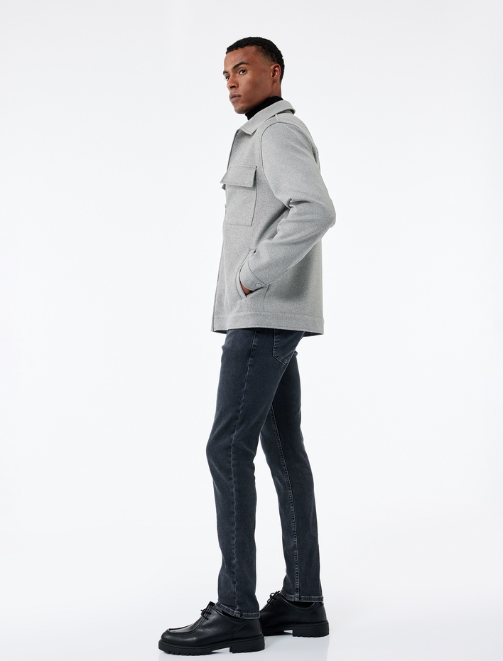  Normal Bel Pamuklu Skinny Fit Jean Pantolon - Michael Jean