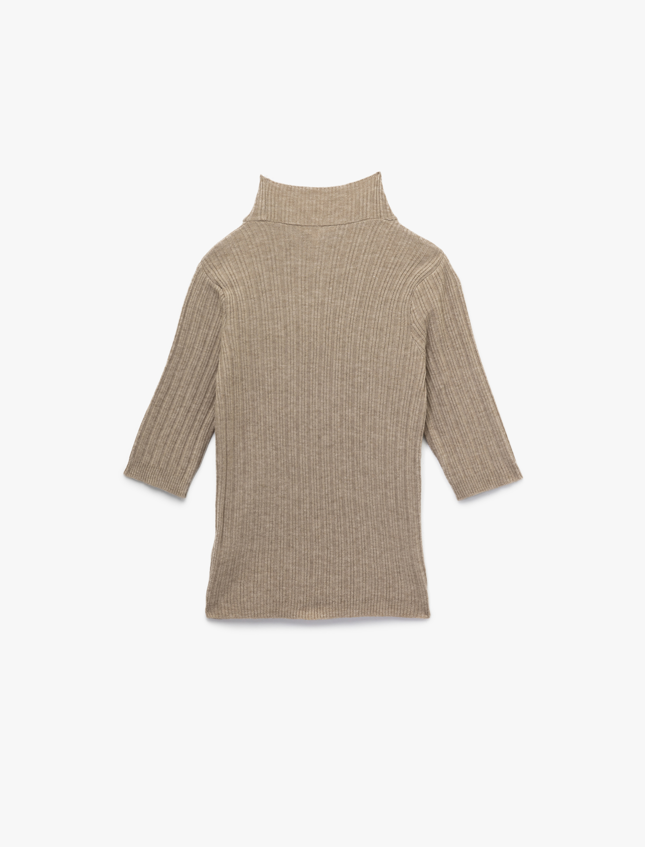   Kısa Kollu Balıkçı Yaka Triko Kazak