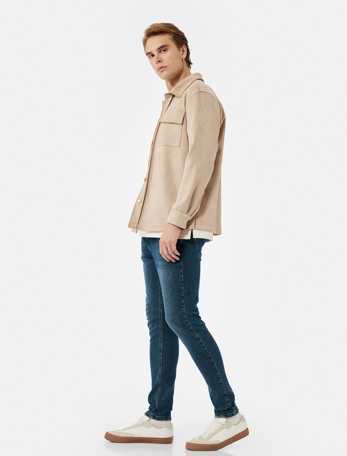  Normal Bel Skinny Fit Jean Pantolon - Michael Jean