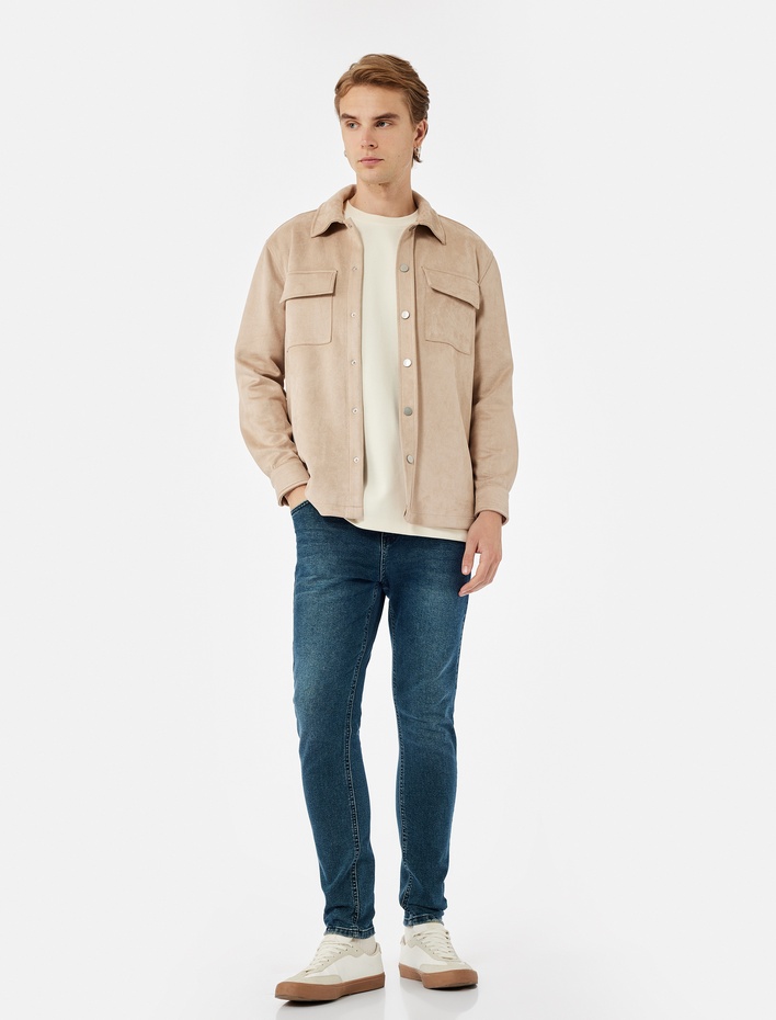  Normal Bel Skinny Fit Jean Pantolon - Michael Jean