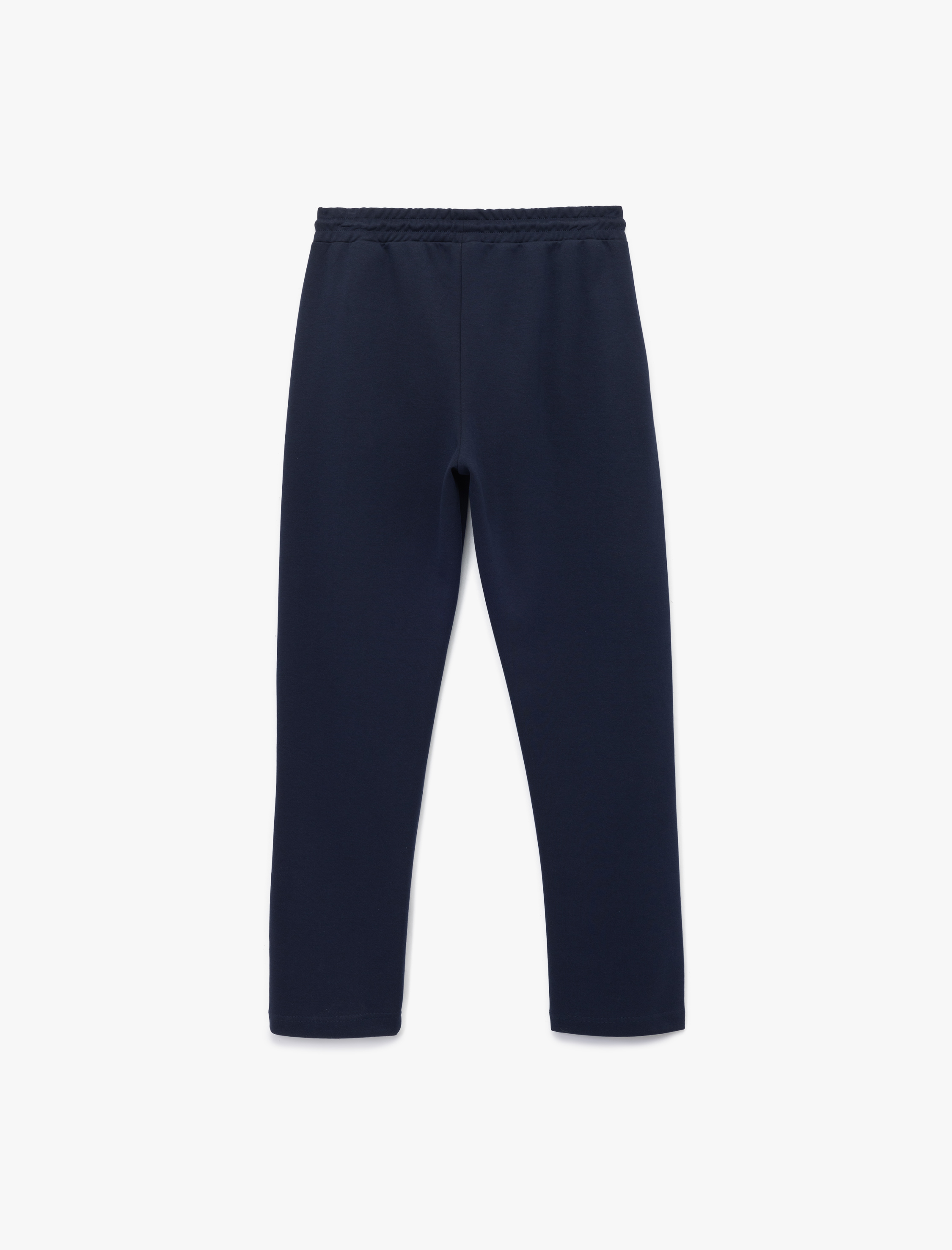   Pamuklu Cepli Çizgi Detaylı Beli Bağcıklı Eşofman Altı