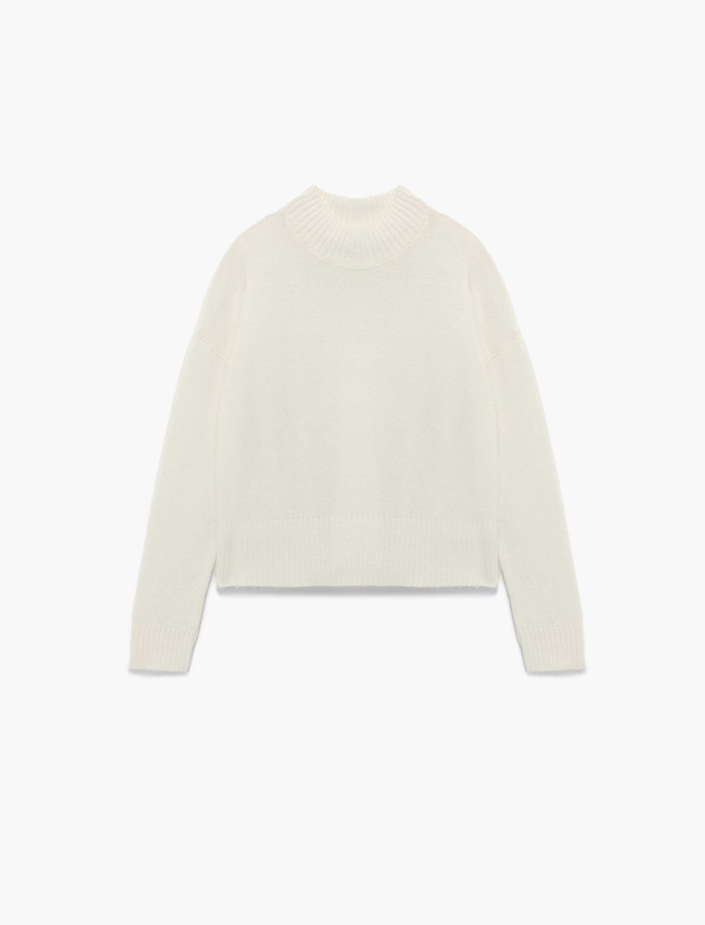   Dik Yaka Uzun Kollu Basic Triko Kazak