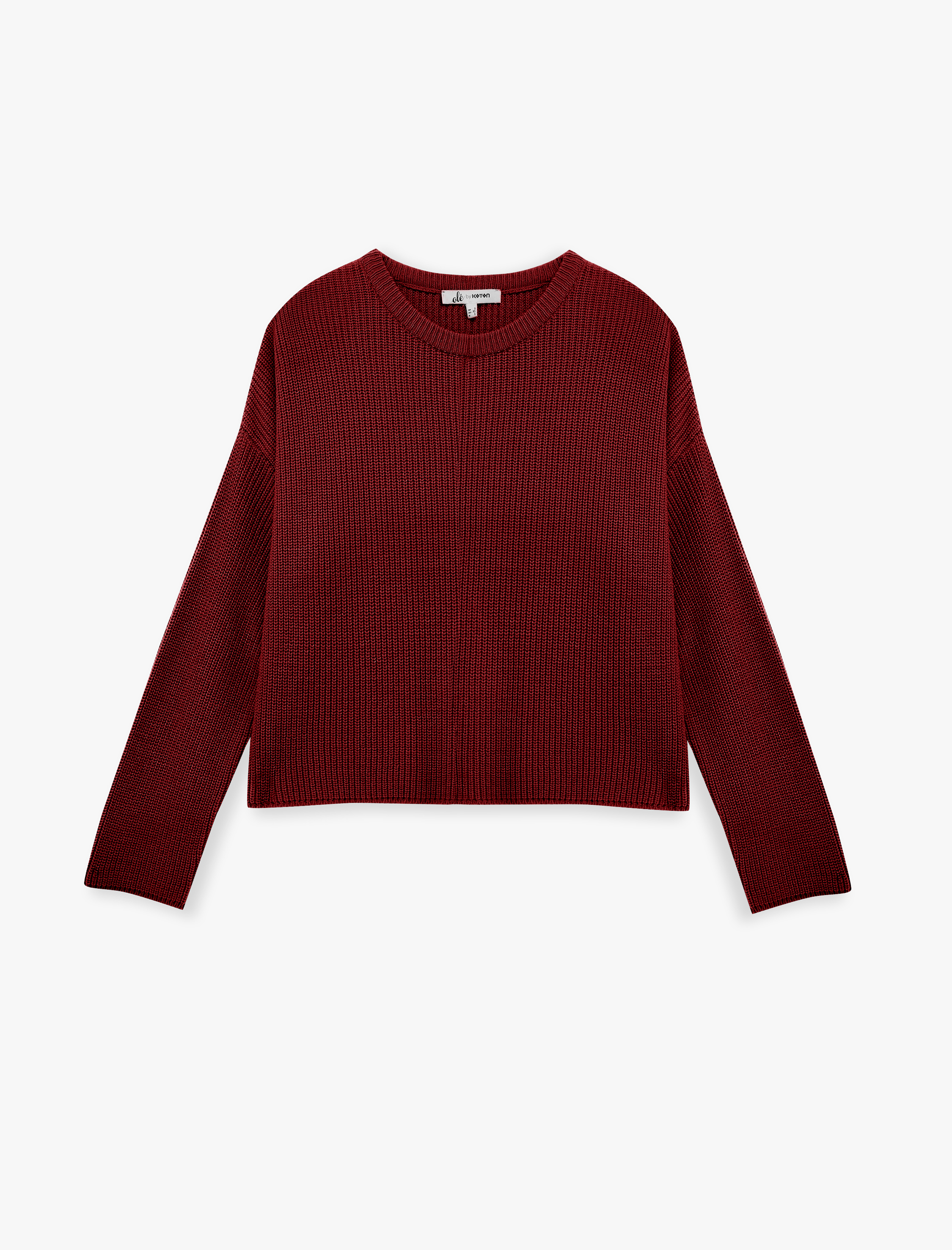   Uzun Kollu Bisiklet Yaka Basic Triko Kazak