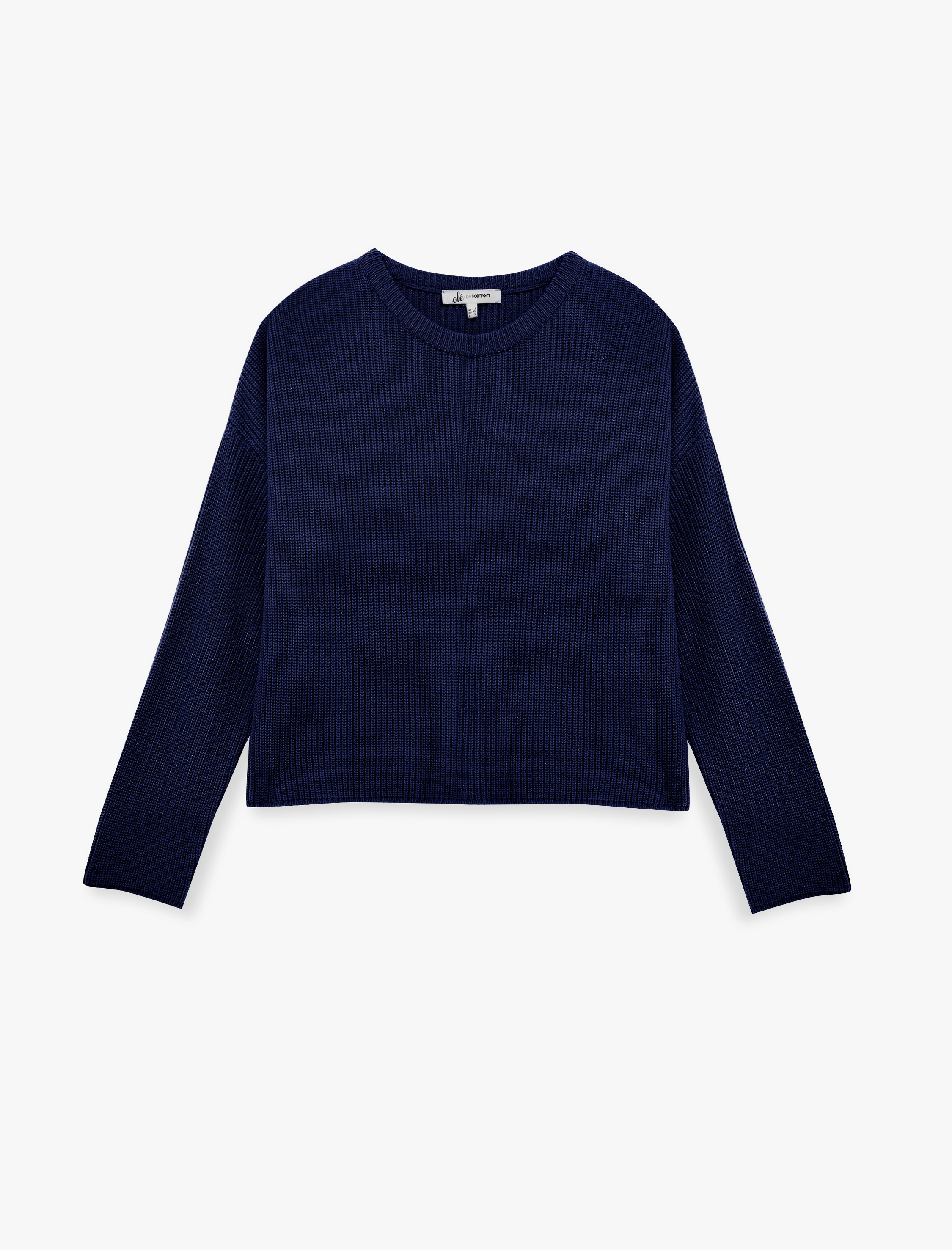   Uzun Kollu Bisiklet Yaka Basic Triko Kazak